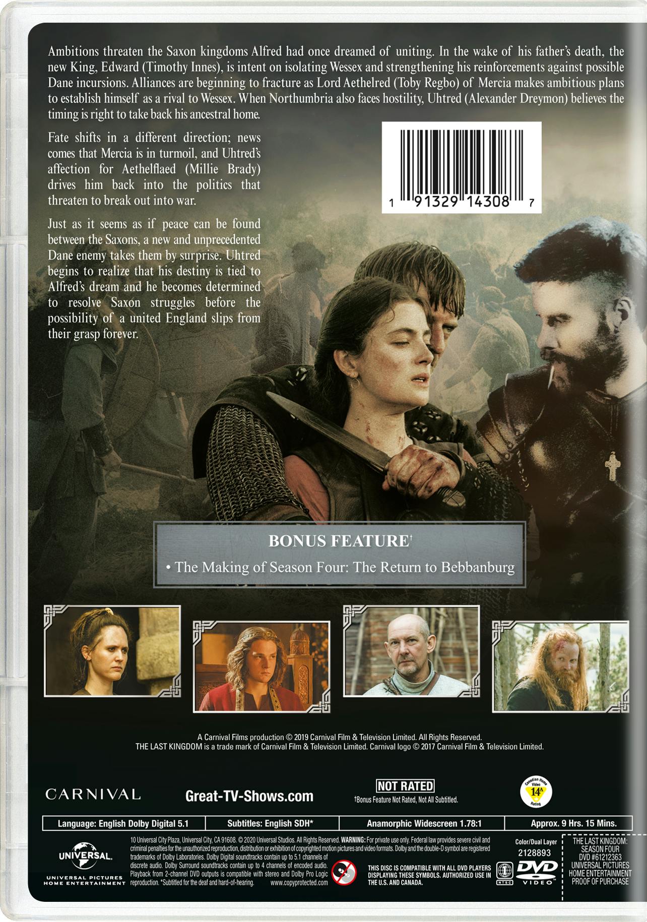 The Last Kingdom: Season Four [DVD] - Image 2