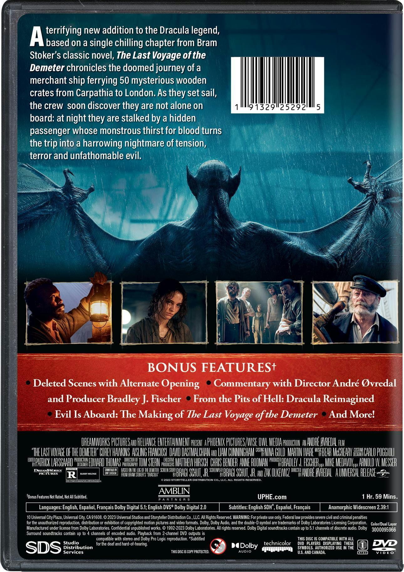 The Last Voyage of the Demeter [DVD] - Image 3