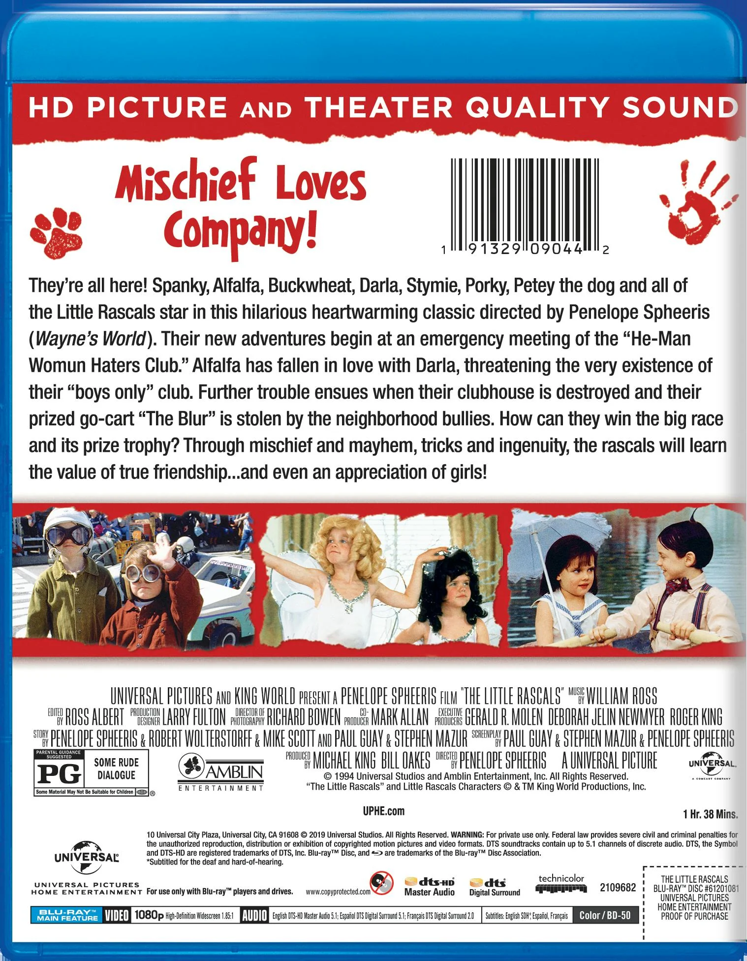 The Little Rascals (Blu-ray New Box Art) [Blu-ray] - Image 2