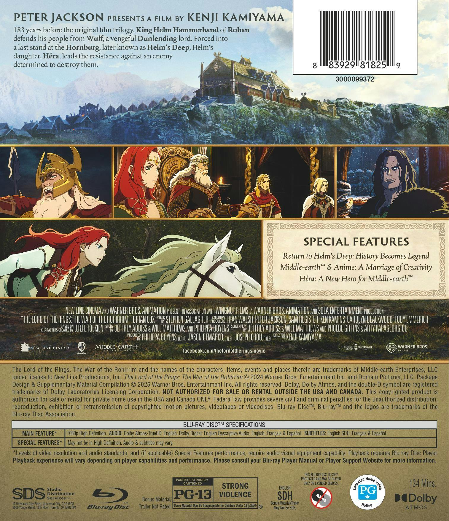 Lord Of The Rings, The: The War Of The Rohirrim [Blu-ray] - Image 3