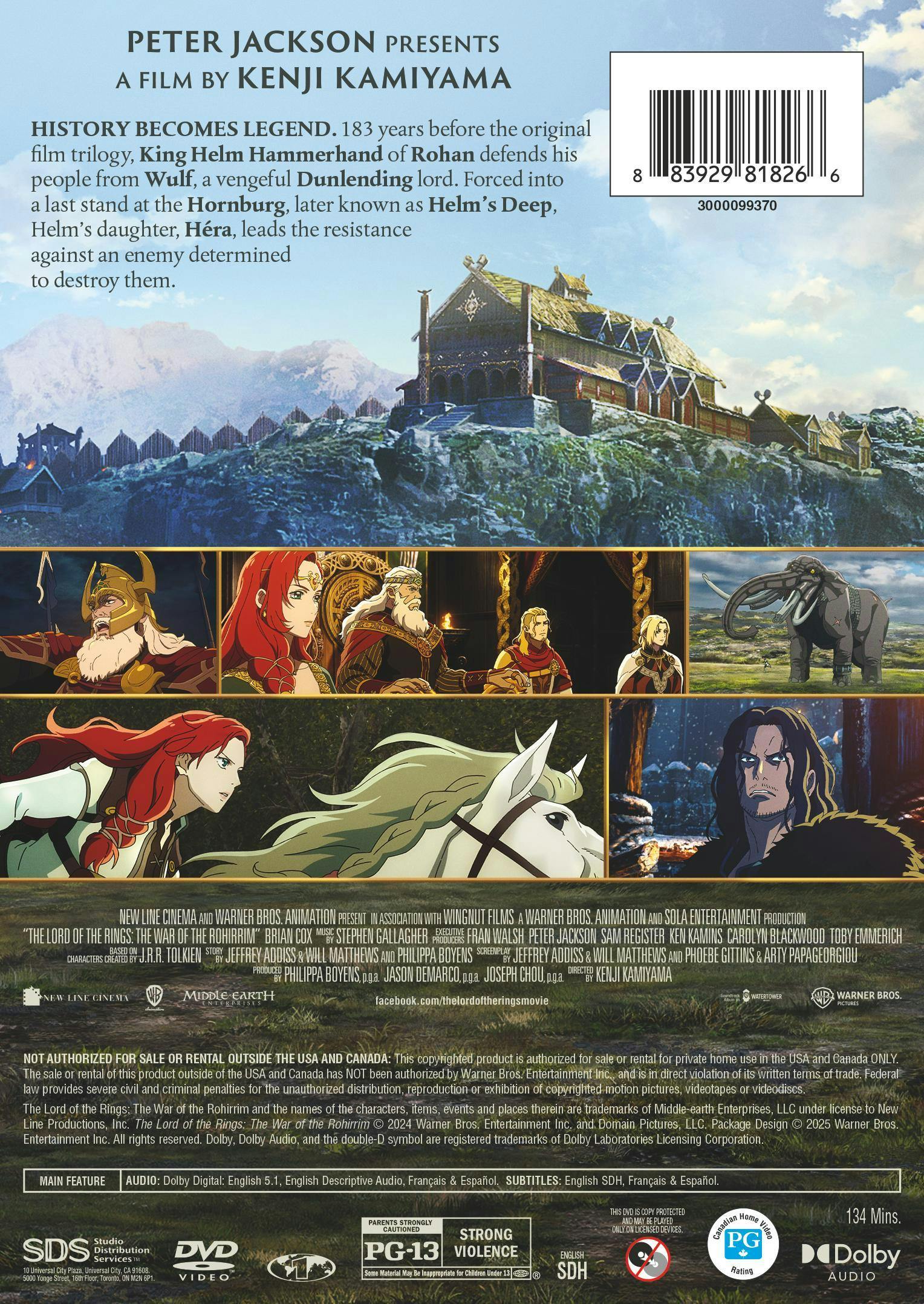 Lord Of The Rings, The: The War Of The Rohirrim [DVD] - Image 3
