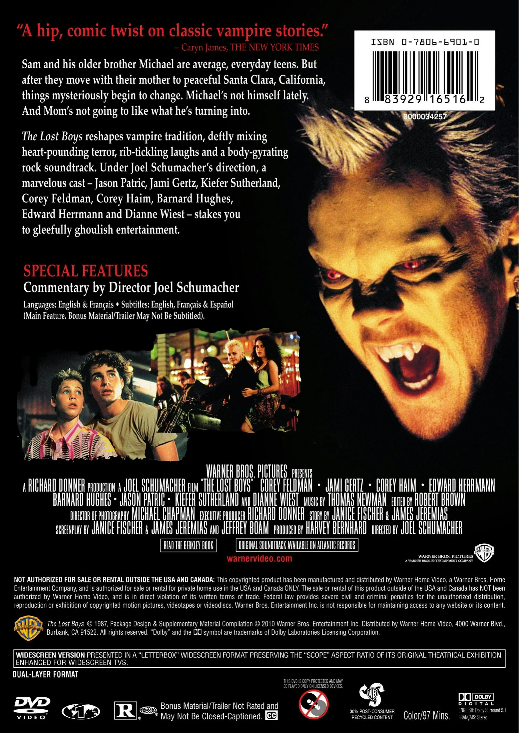 The Lost Boys (DVD New Packaging) [DVD] - Image 2