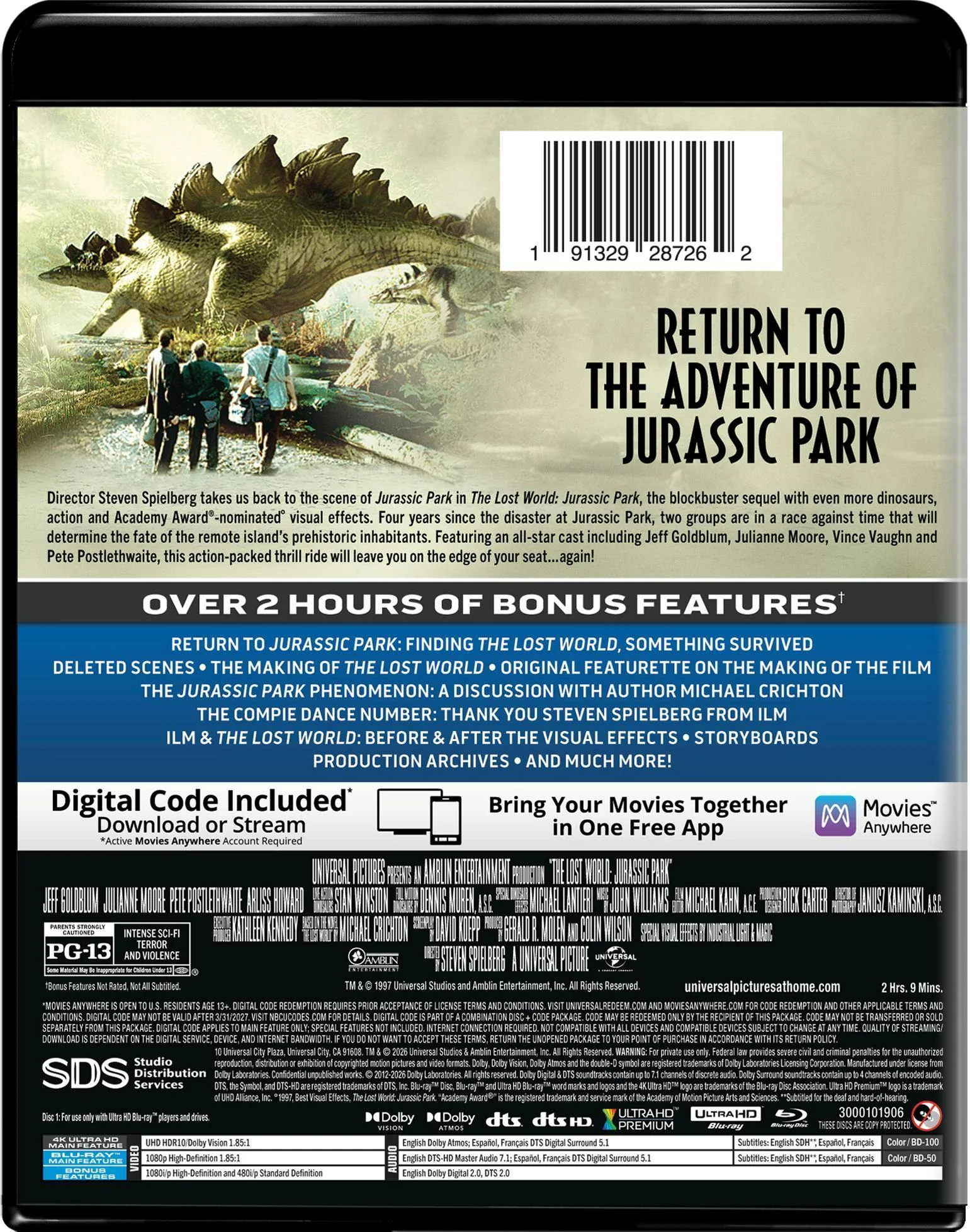 The Lost World: Jurassic Park (4K Ultra HD + Blu-ray + Digital) [UHD] - Image 3