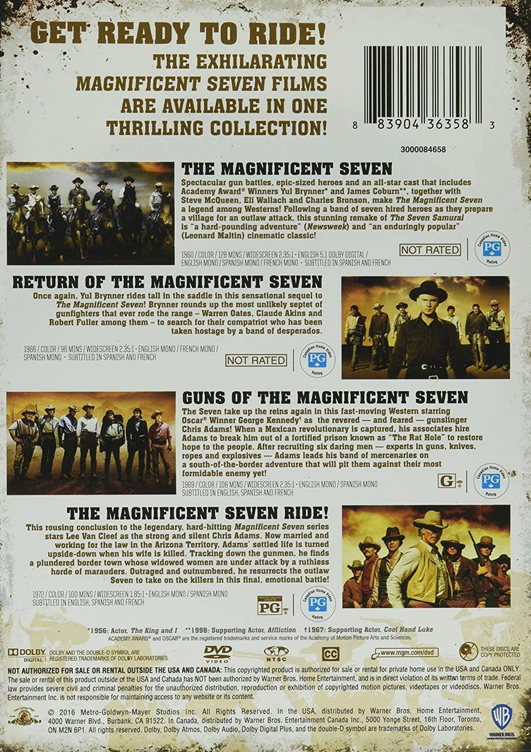 The Magnificent Seven Collection (Box Set) [DVD] - Image 2