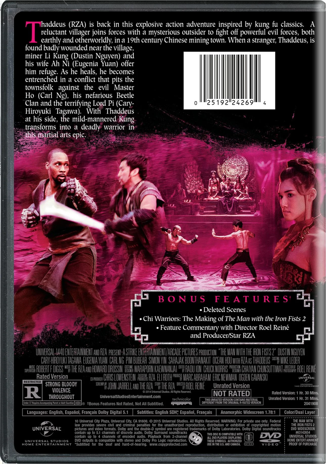 The Man with the Iron Fists 2 [DVD] - Image 2