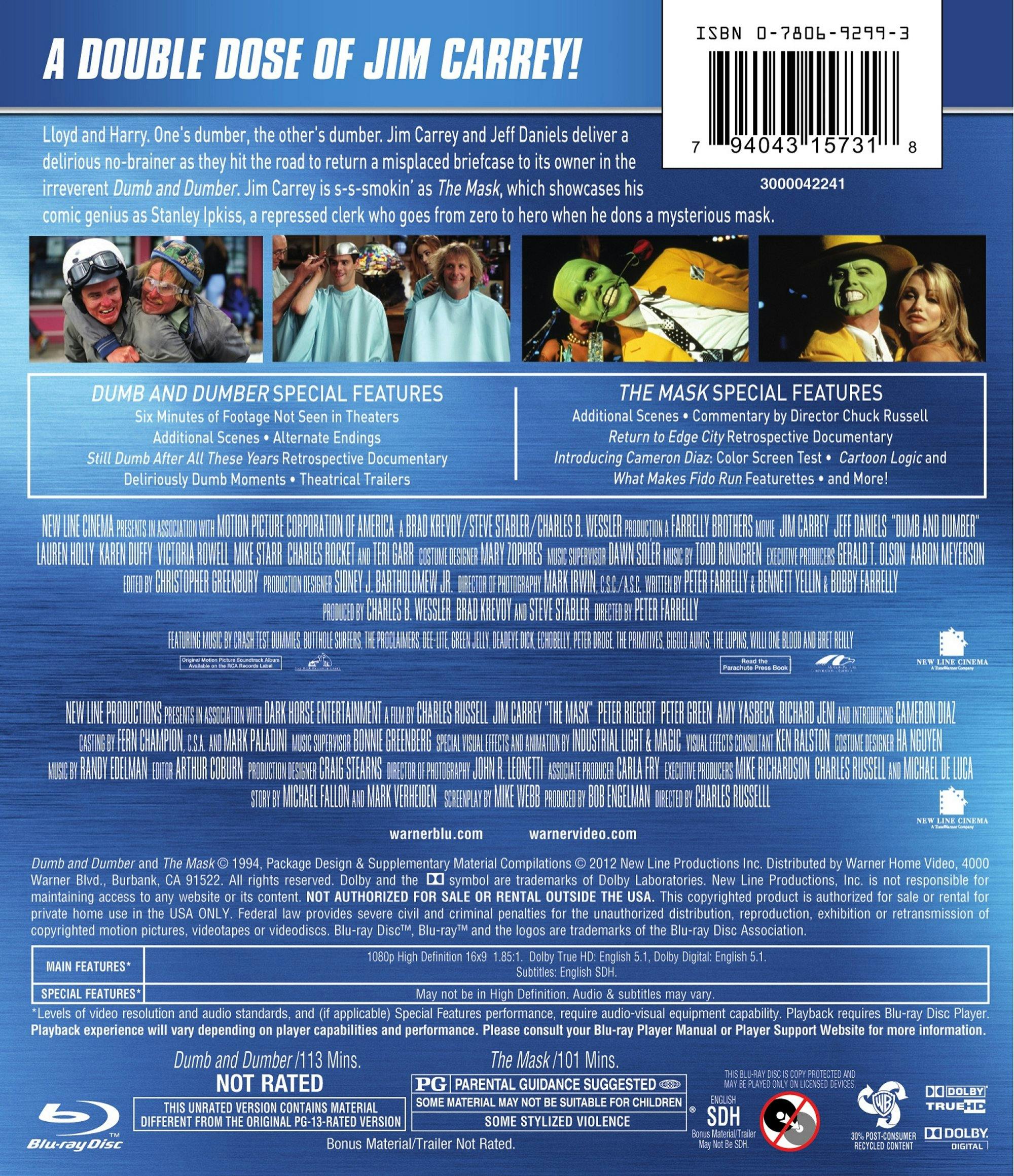 The Mask /Dumb and Dumber (Blu-ray Double Feature) [Blu-ray] - Image 3