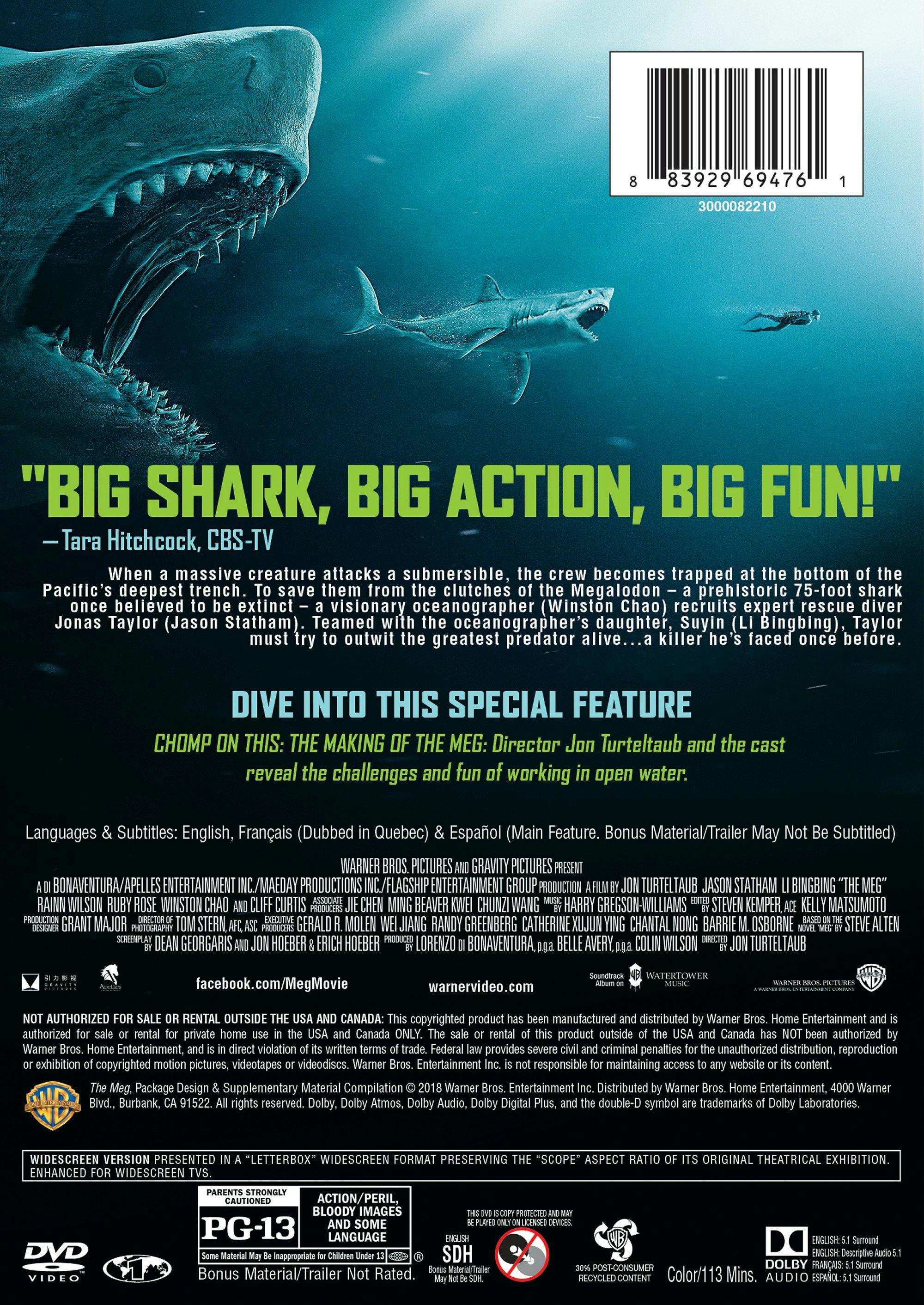 The Meg (DVD Single Disc) [DVD] - Image 2