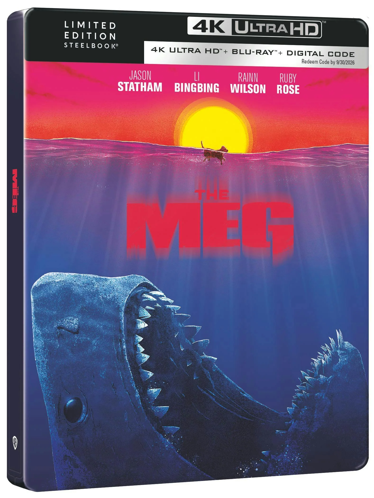 The Meg - Limited Edition Steelbook (4K Ultra HD + Blu-ray + Digital) [UHD] - Image 2