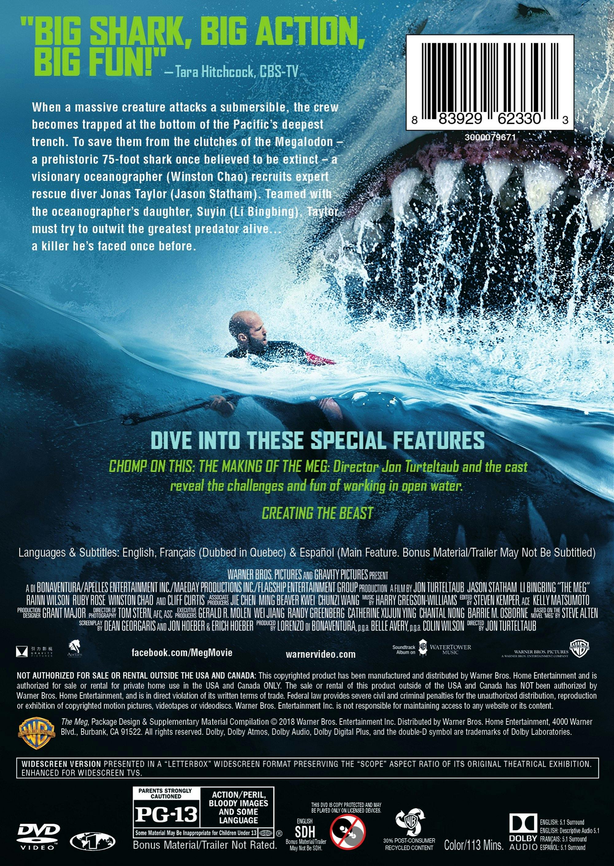 The Meg (Special Edition) [DVD] - Image 2