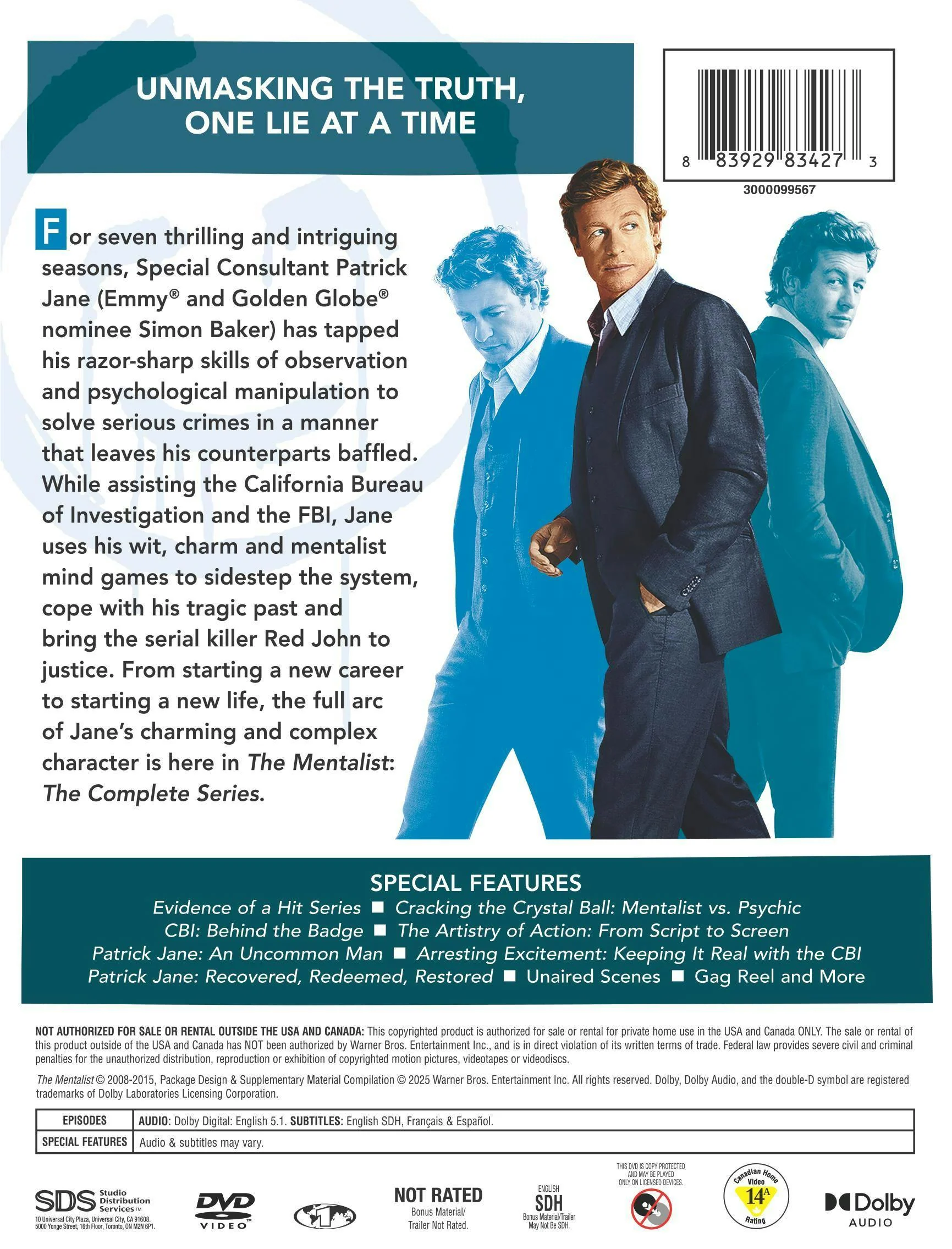 The Mentalist: The Complete Series [DVD] - Image 4