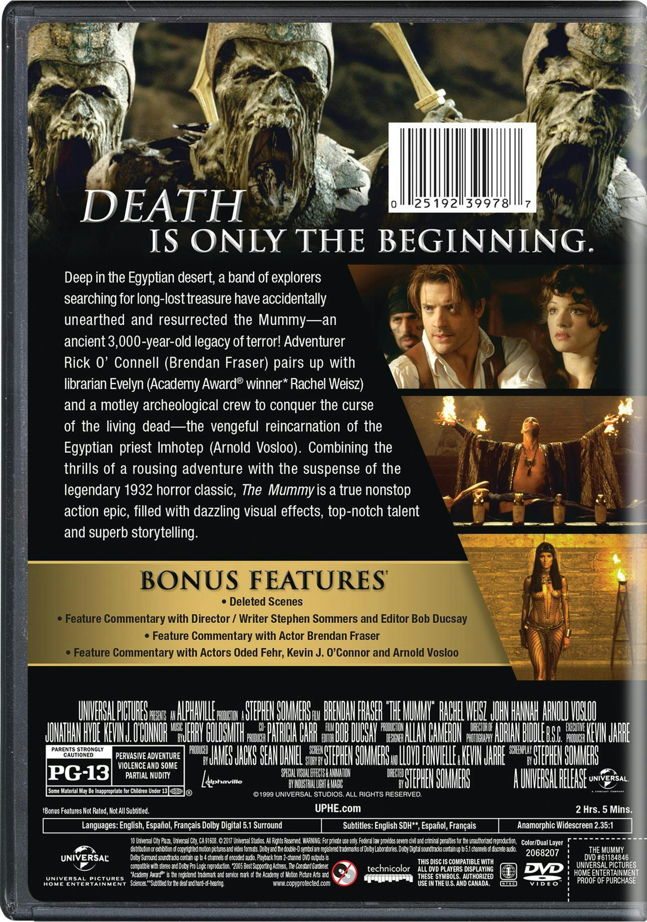 The Mummy (1999) [DVD] - Image 2