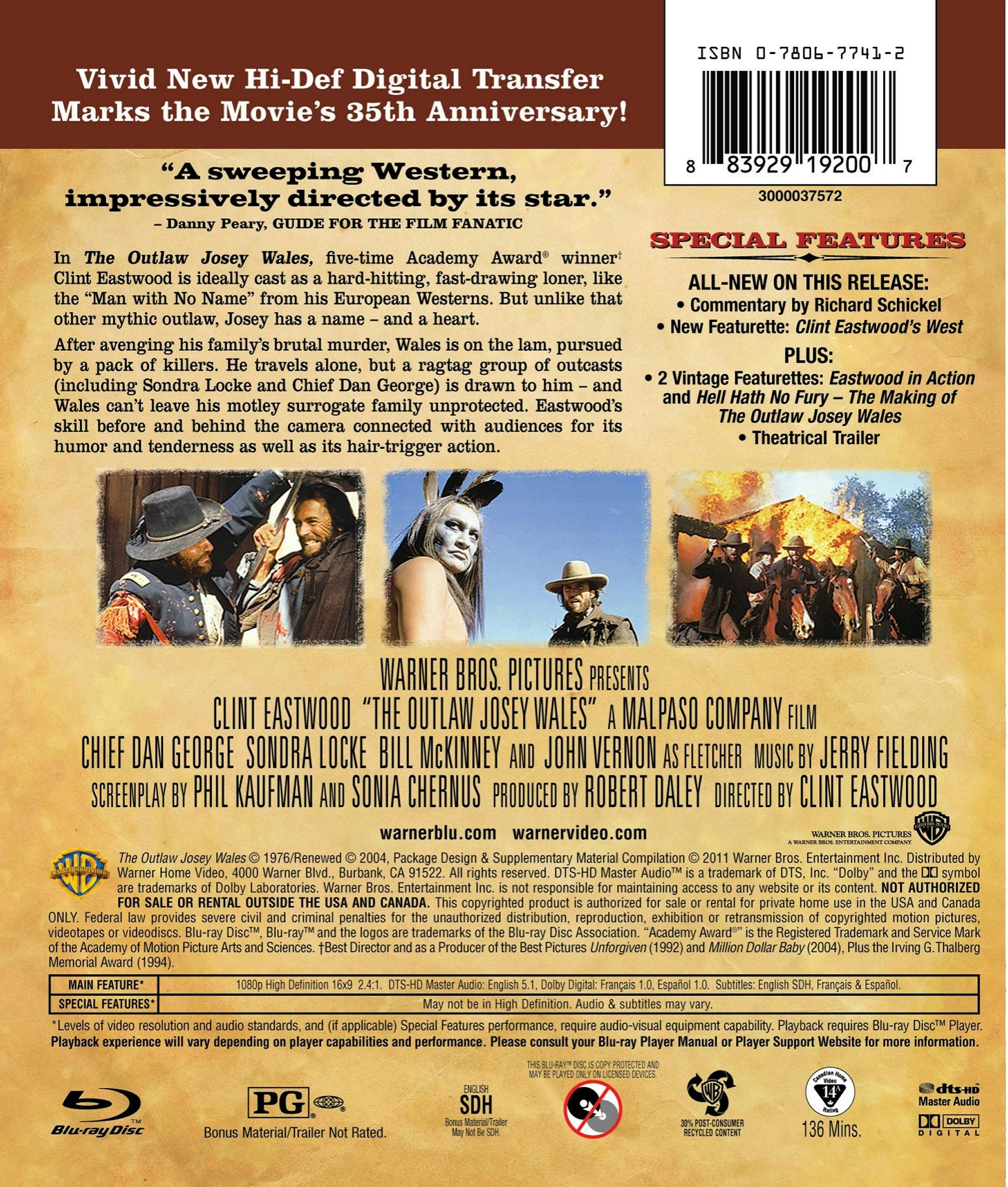 The Outlaw Josey Wales [Blu-ray] - Image 2