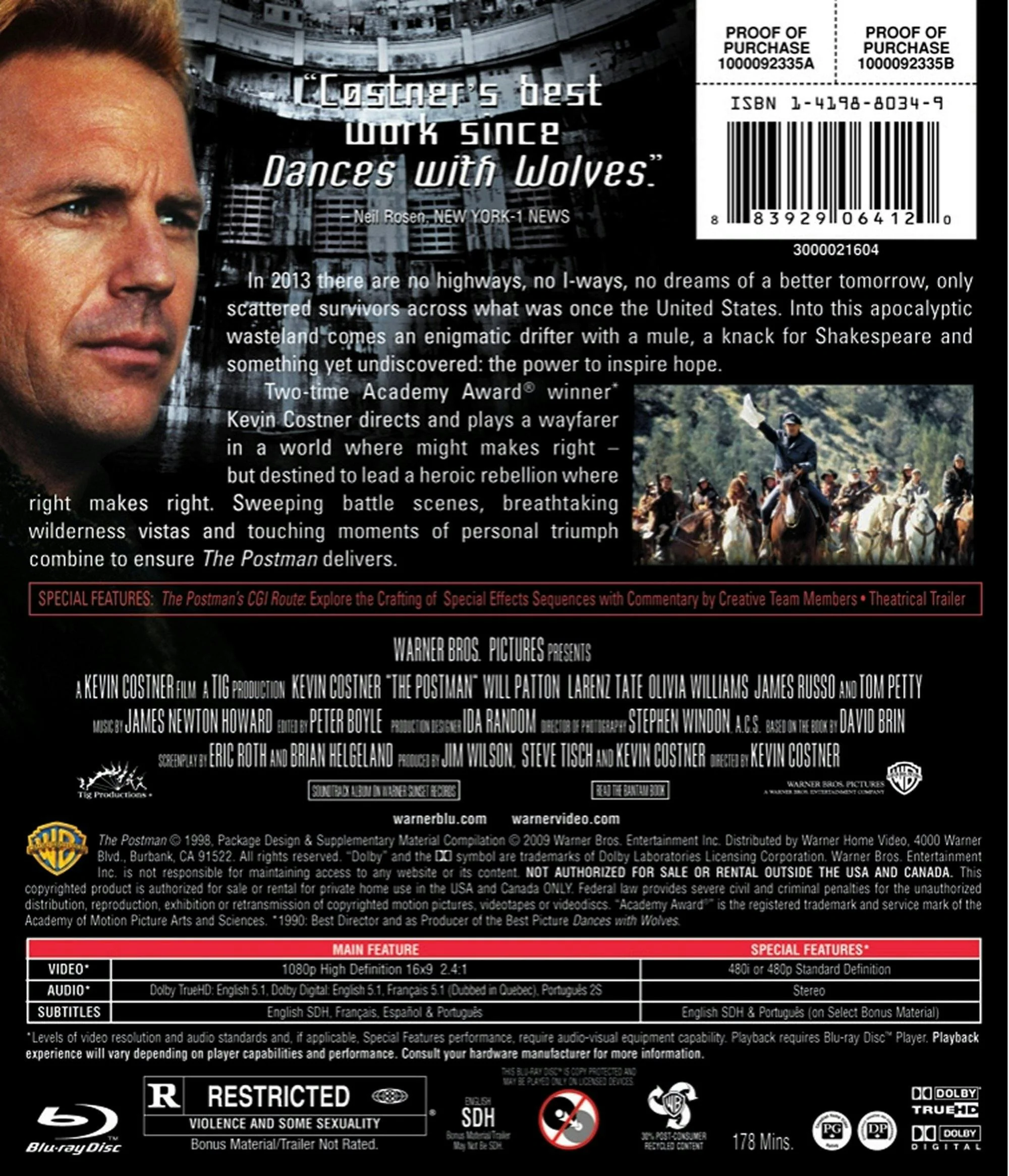 The Postman [Blu-ray] - Image 2