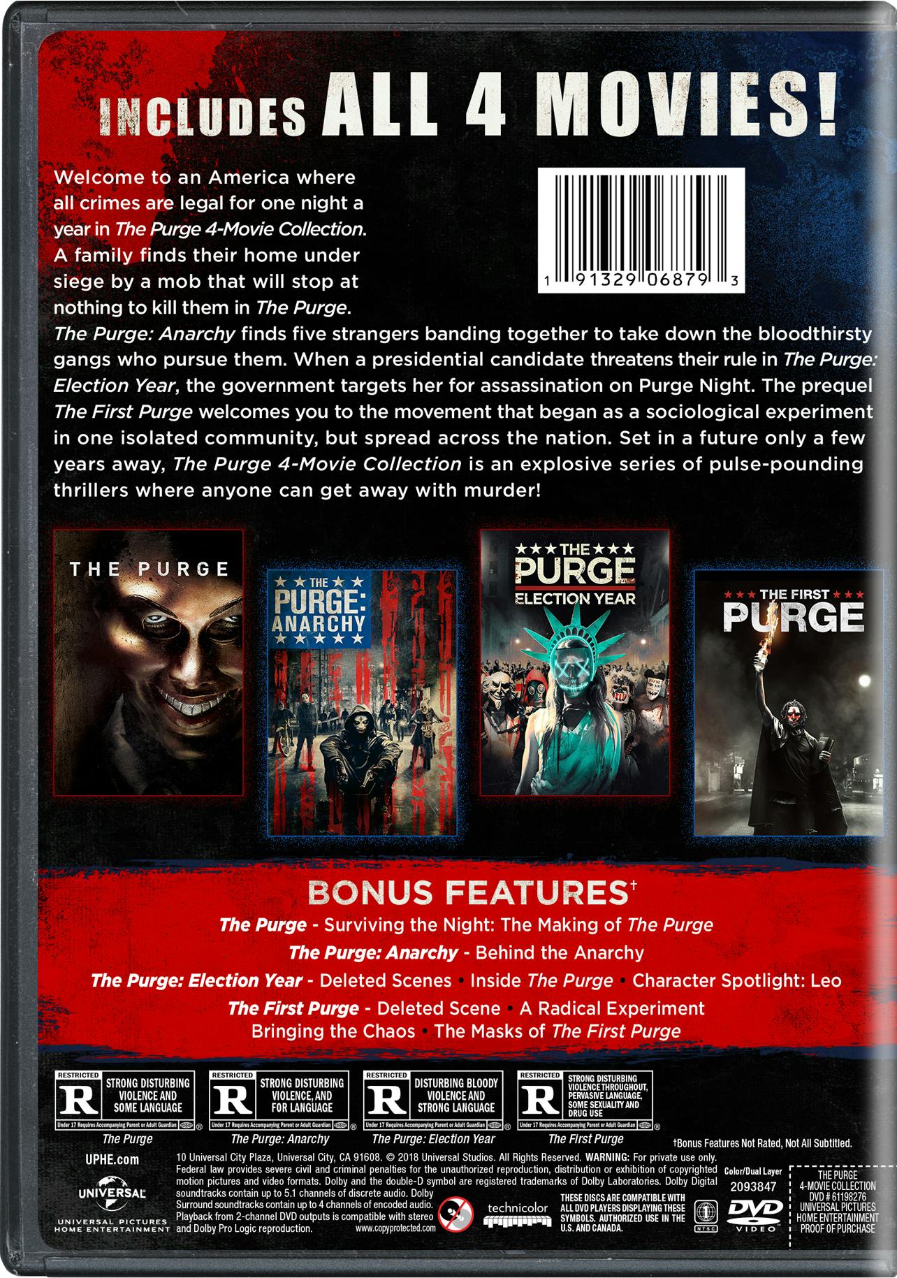 The Purge: 4-movie Collection (DVD Set) [DVD] - Image 2