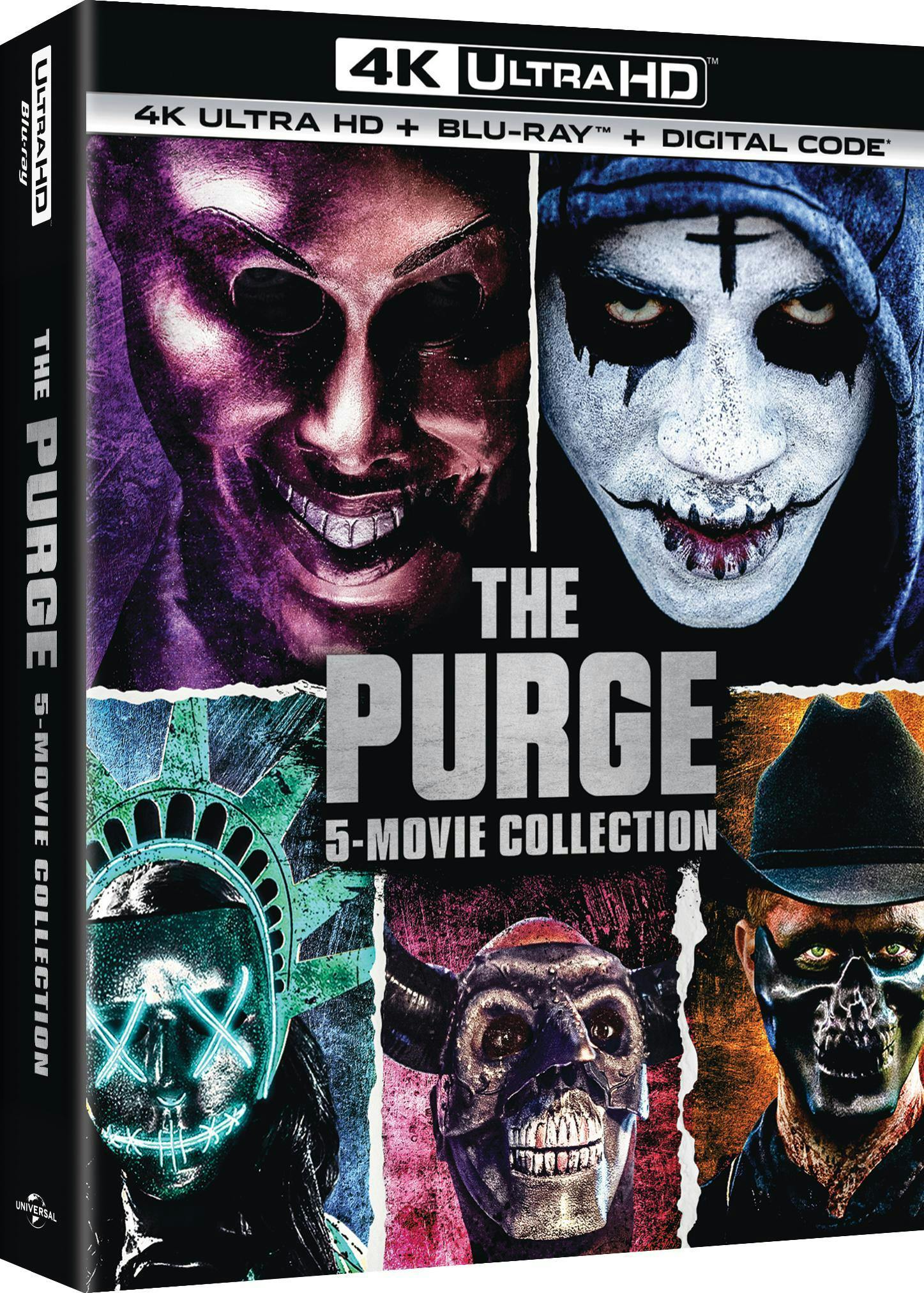 The Purge: 5-Movie Collection - 4K Ultra HD + Blu-ray + Digital (4K Ultra HD + Blu-ray + Digital) [UHD] - Image 2