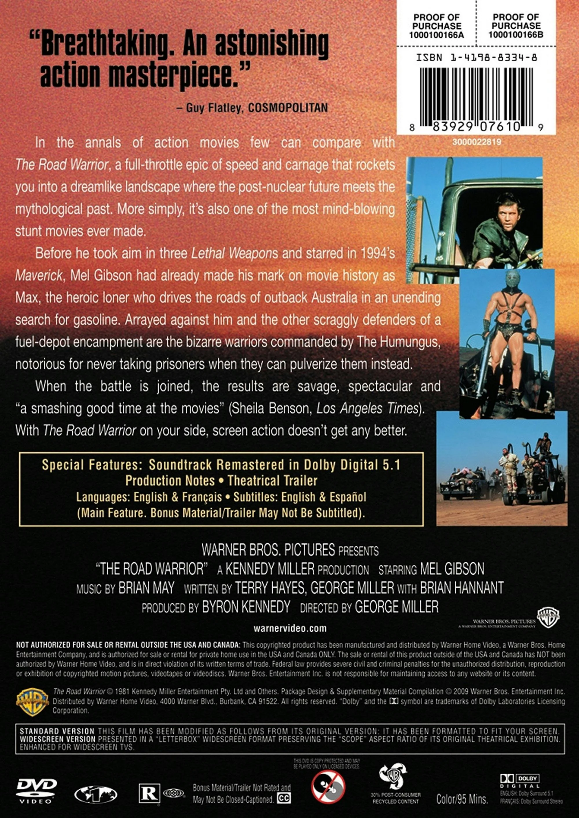 The Road Warrior [DVD] - Image 3