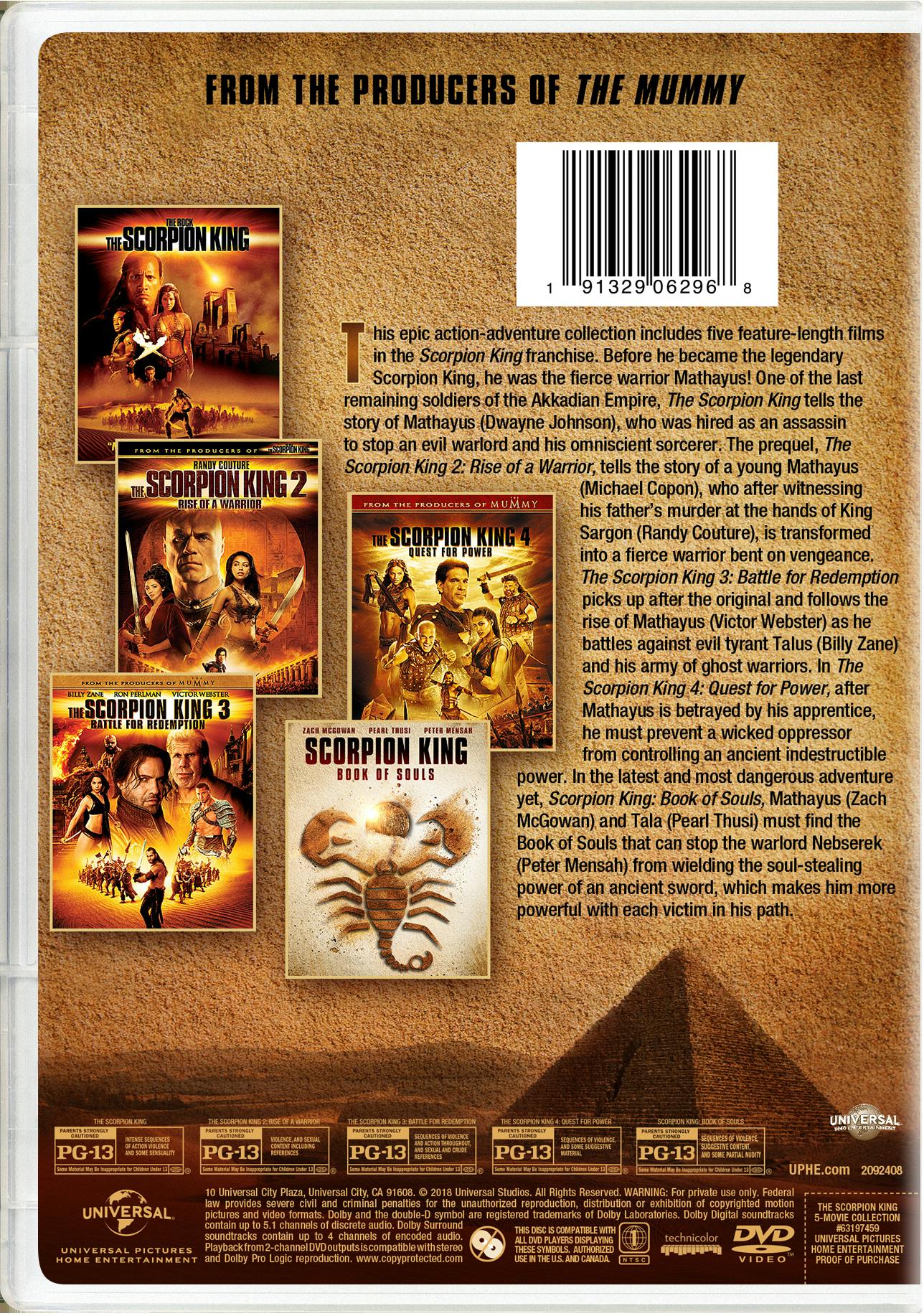 The Scorpion King: 5-movie Collection (DVD Set) [DVD] - Image 2