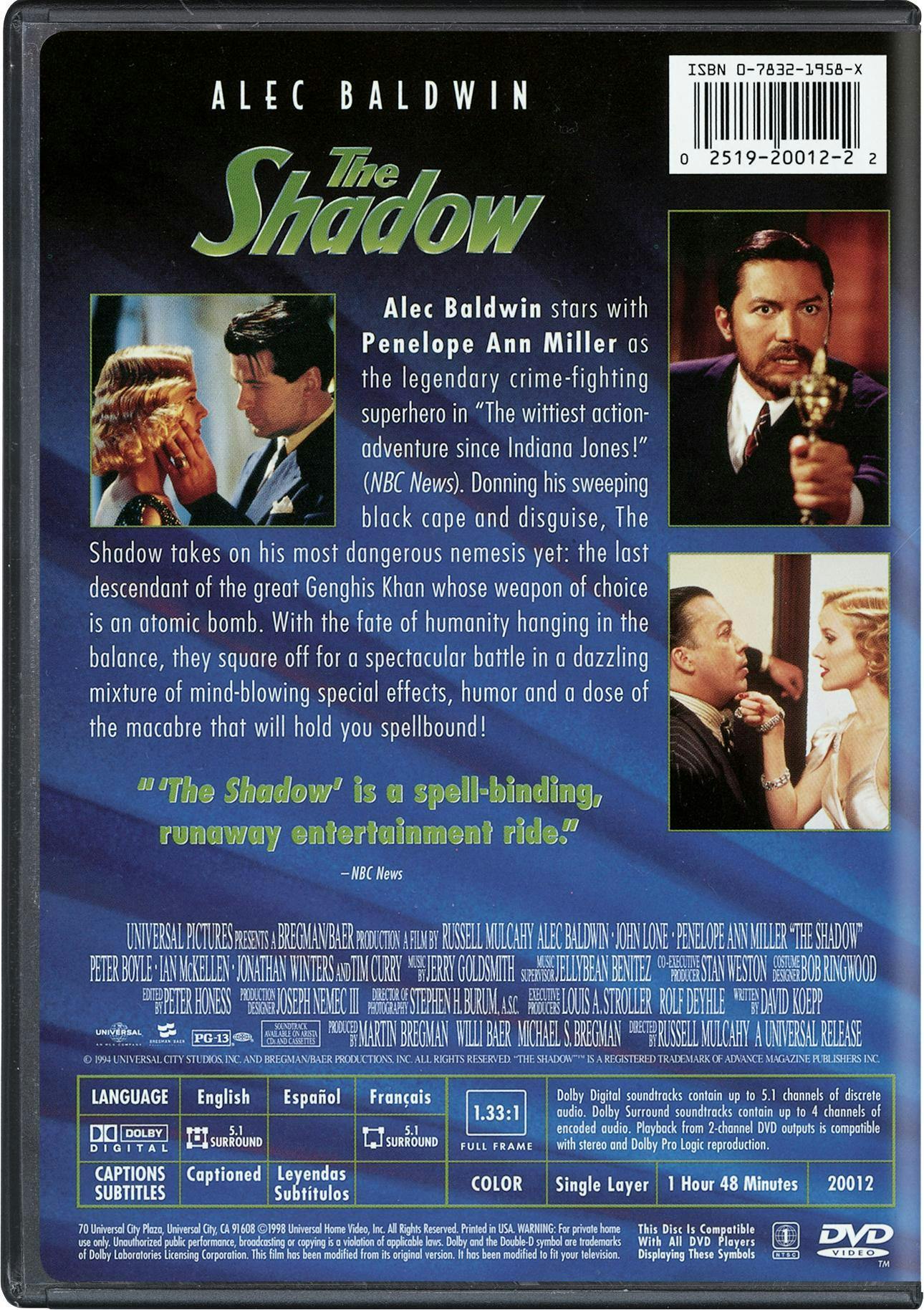 The Shadow (DVD Full Screen) [DVD] - Image 2