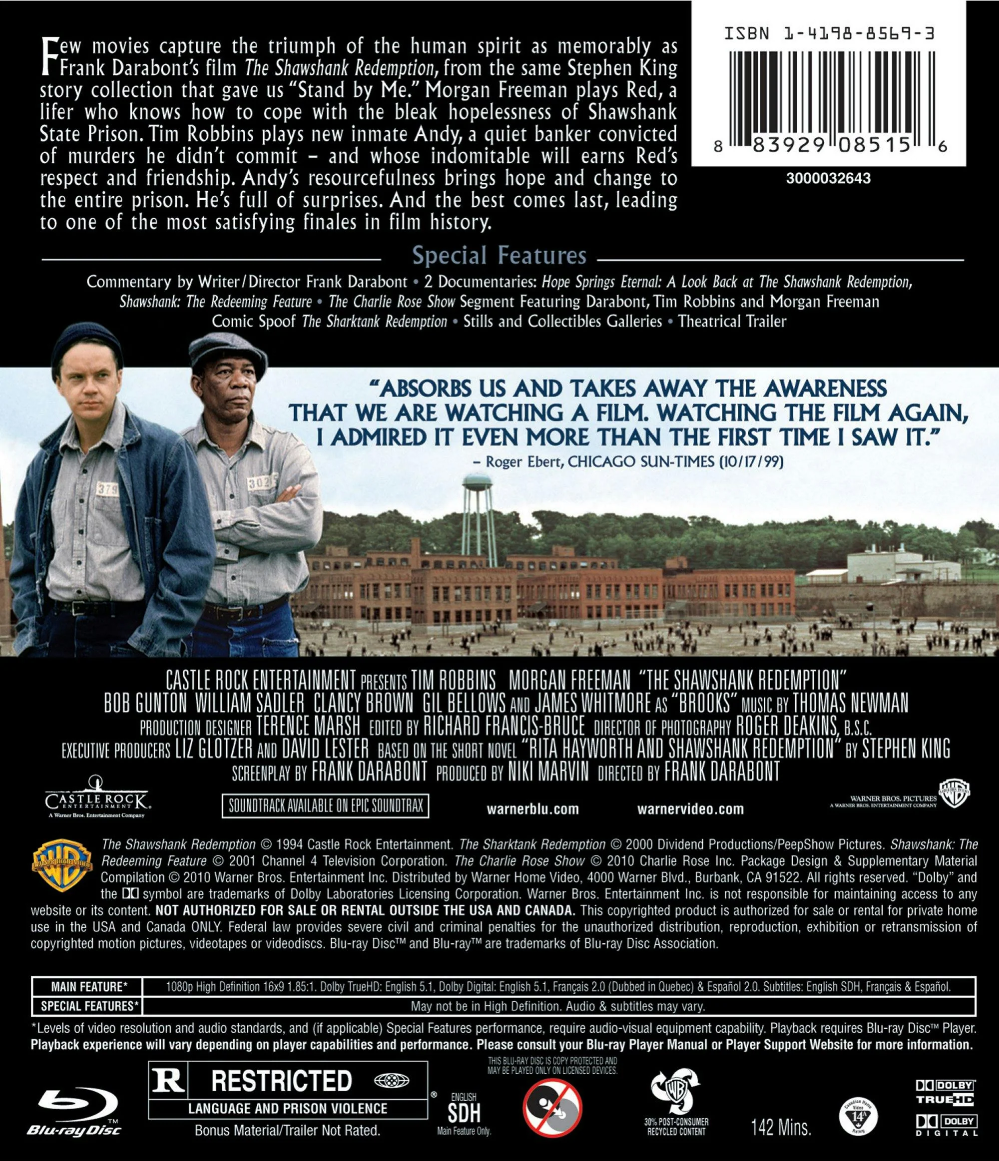 The Shawshank Redemption [Blu-ray] - Image 3