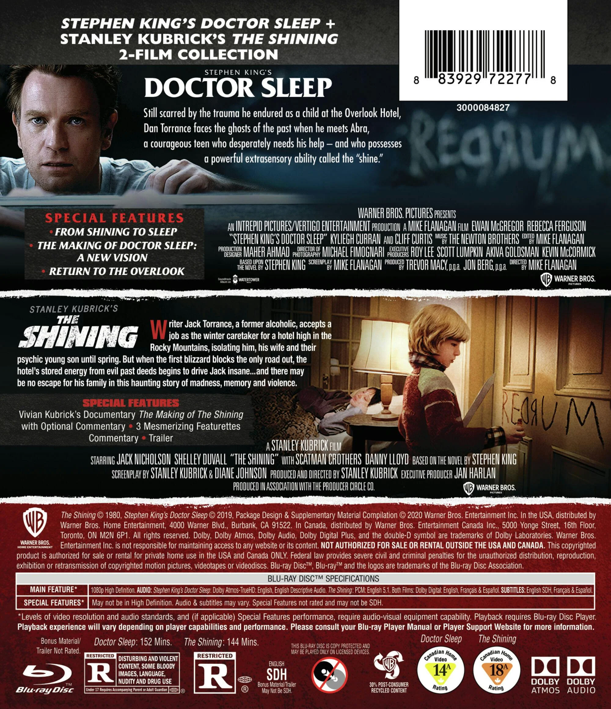 The Shining/Doctor Sleep (Blu-ray Double Feature) [Blu-ray] - Image 2