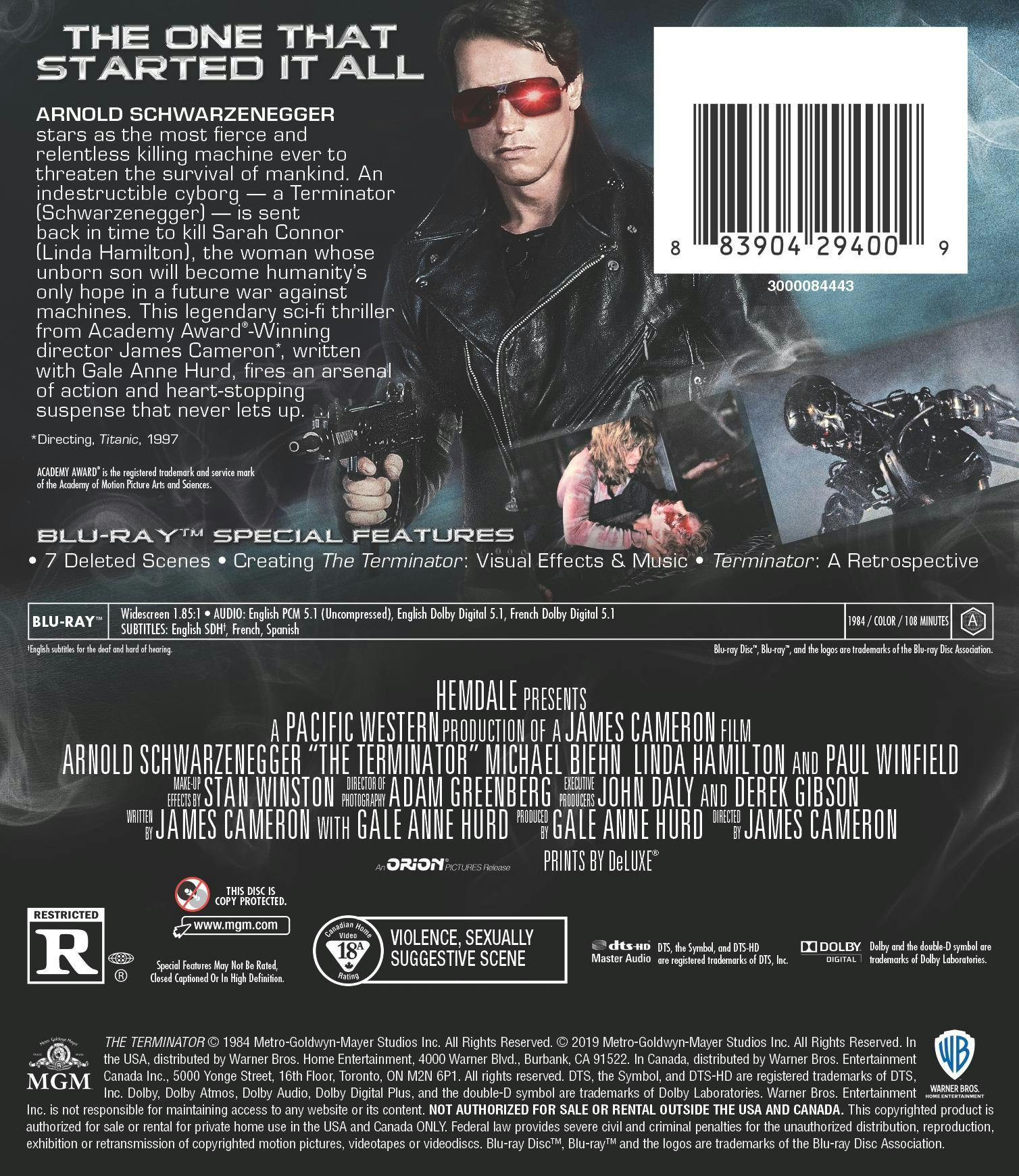 The Terminator (Blu-ray New Box Art) [Blu-ray] - Image 3