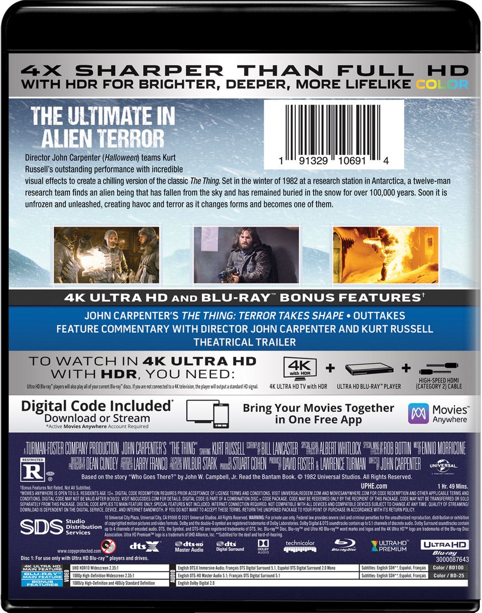 The Thing (4K Ultra HD + Blu-ray) [UHD] - Image 2