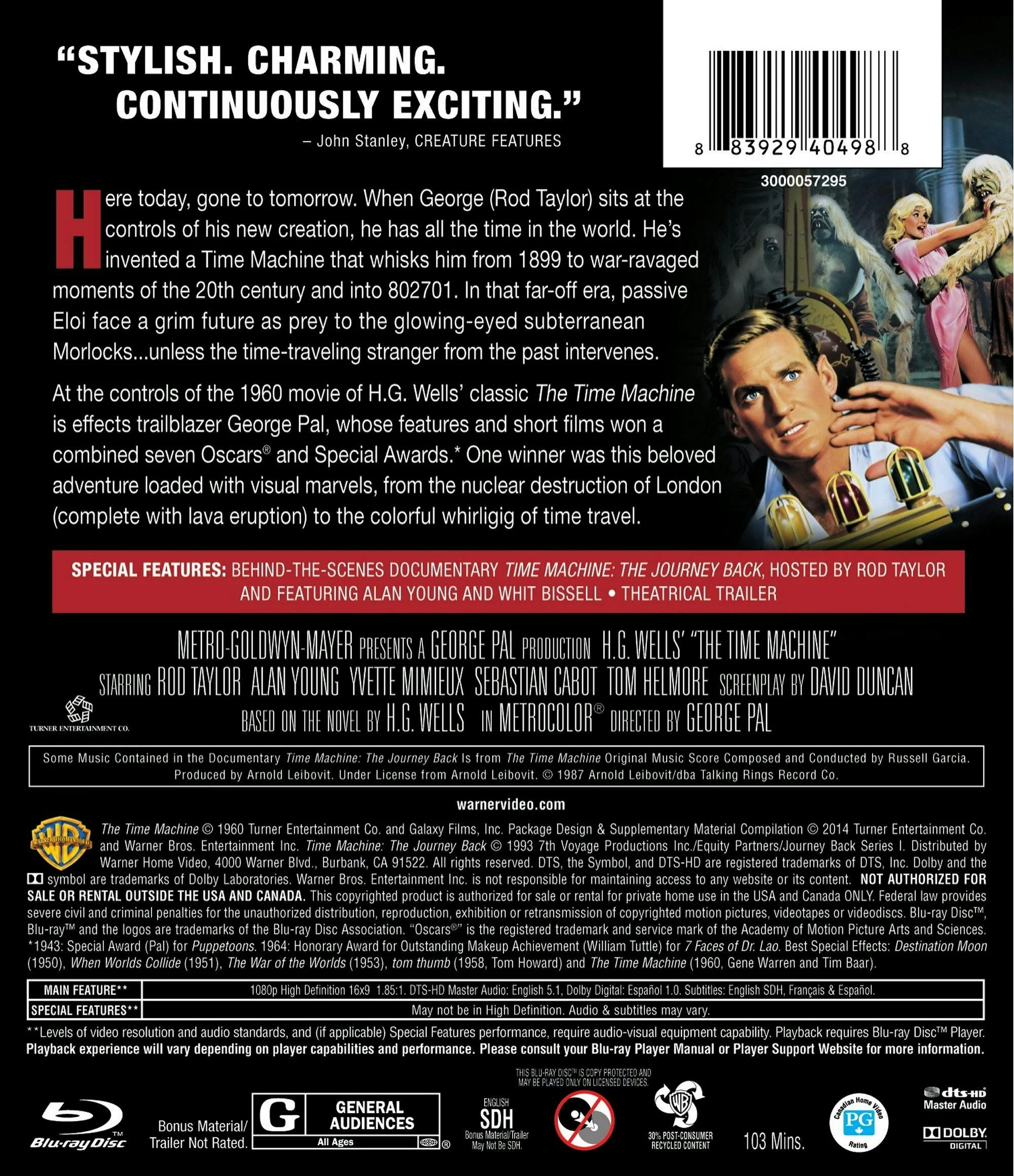 The Time Machine [Blu-ray] - Image 2