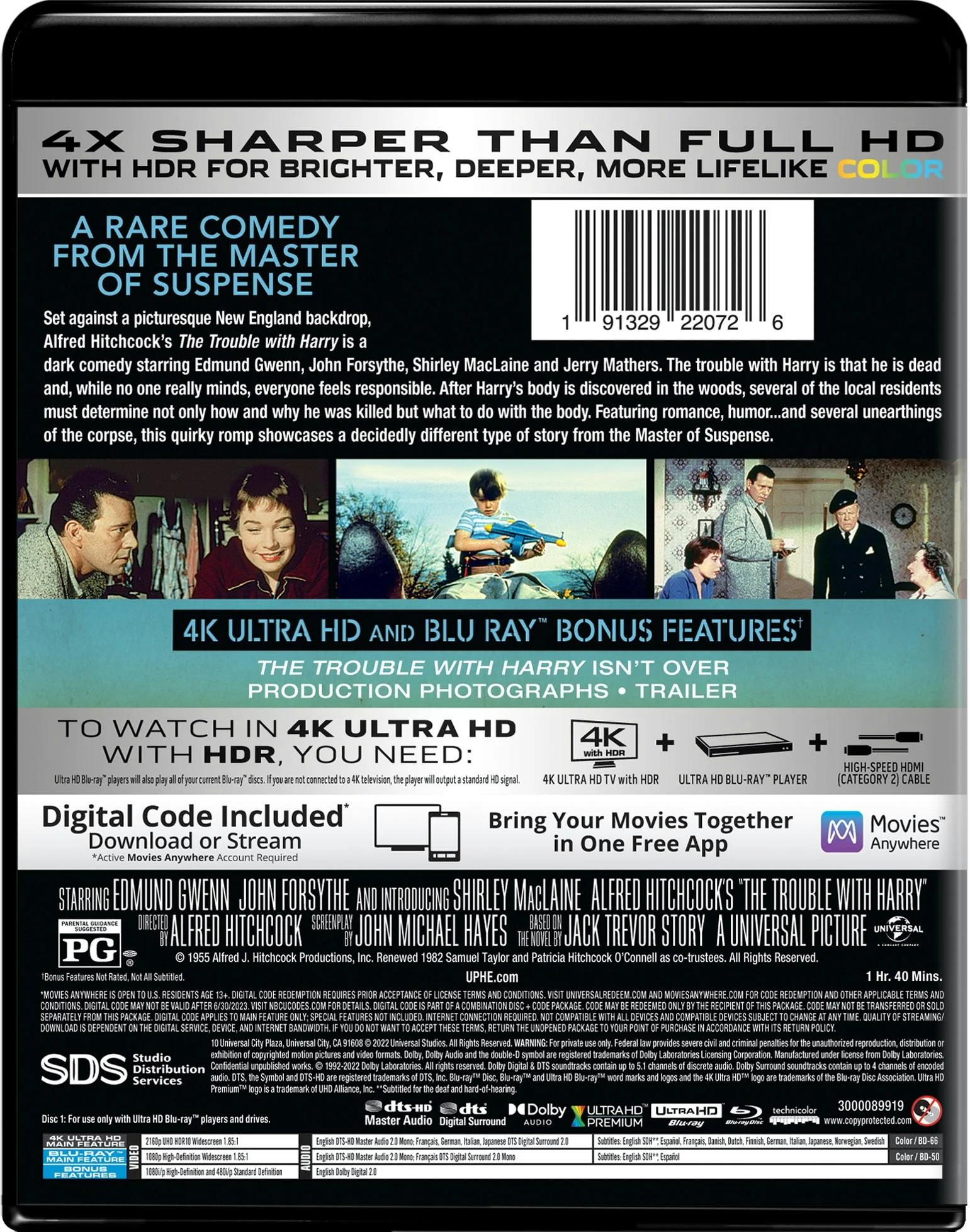 The Trouble With Harry (4K Ultra HD + Blu-ray) [UHD] - Image 3