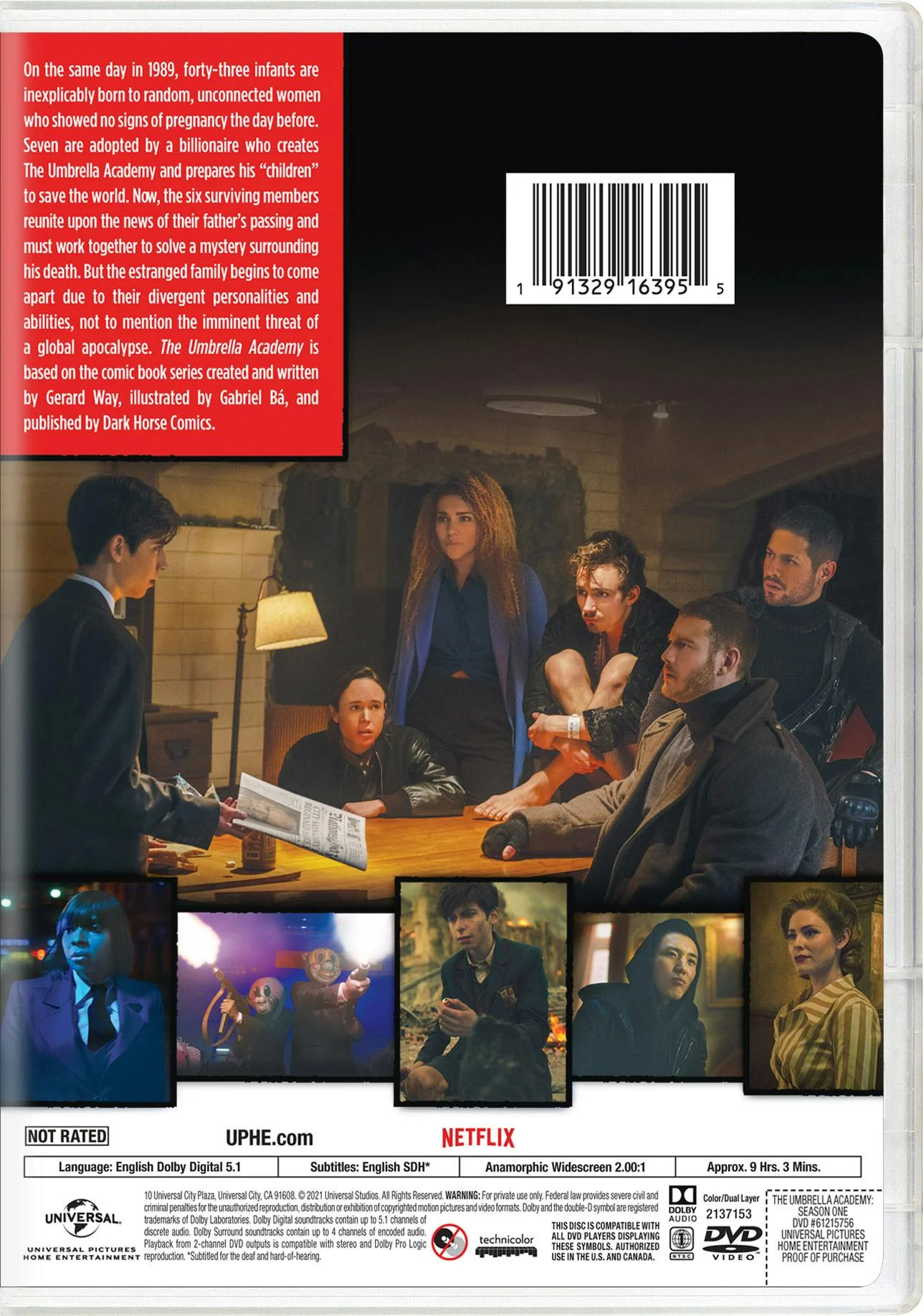 The Umbrella Academy: Season One [DVD] - Image 2