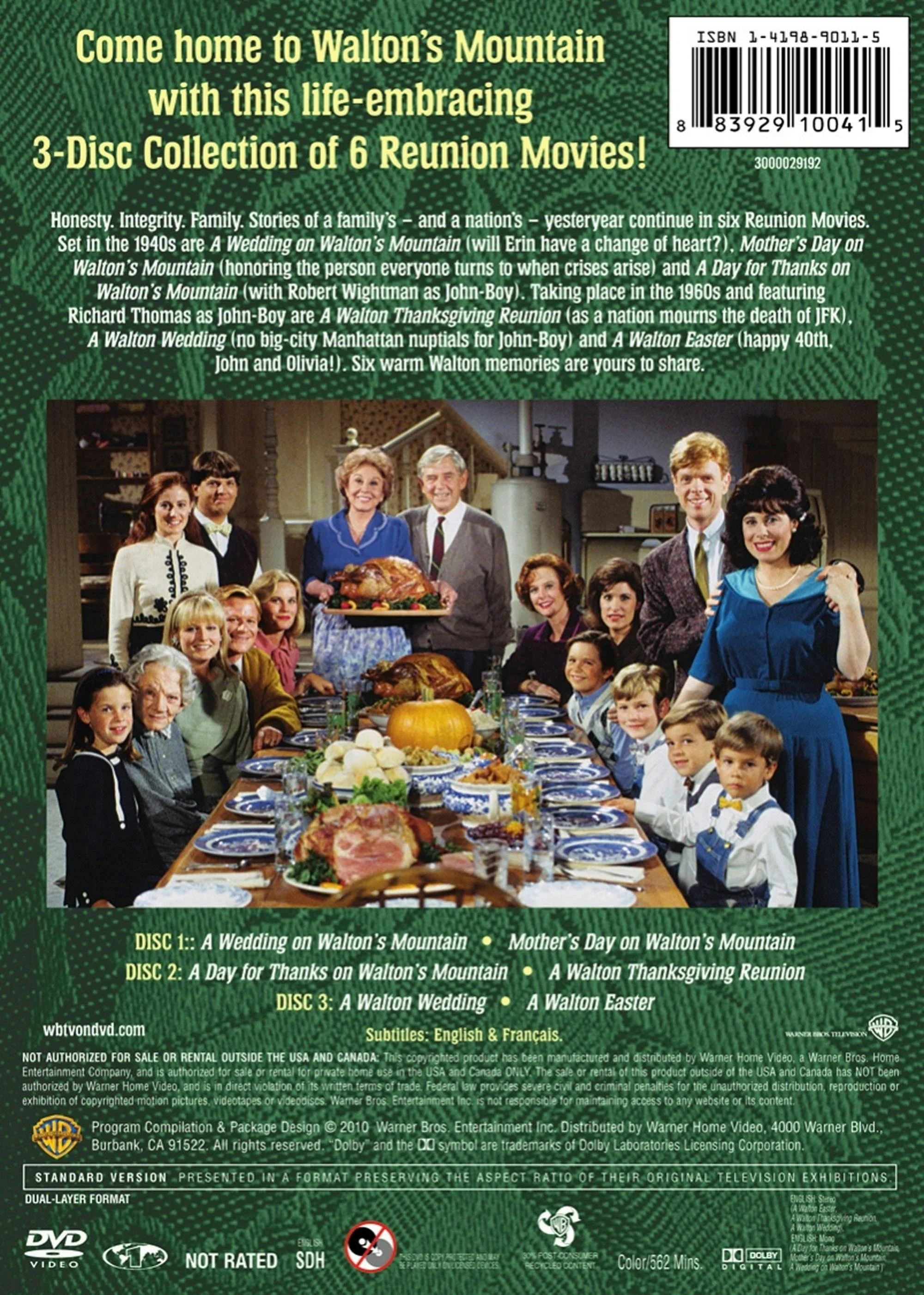 The Waltons: Movie Collection (Box Set) [DVD] - Image 2