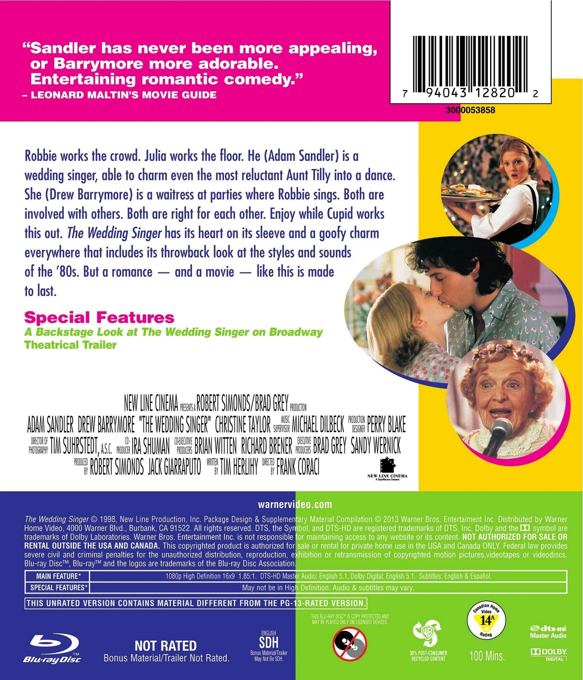 The Wedding Singer (Special Edition) [Blu-ray] - Image 2