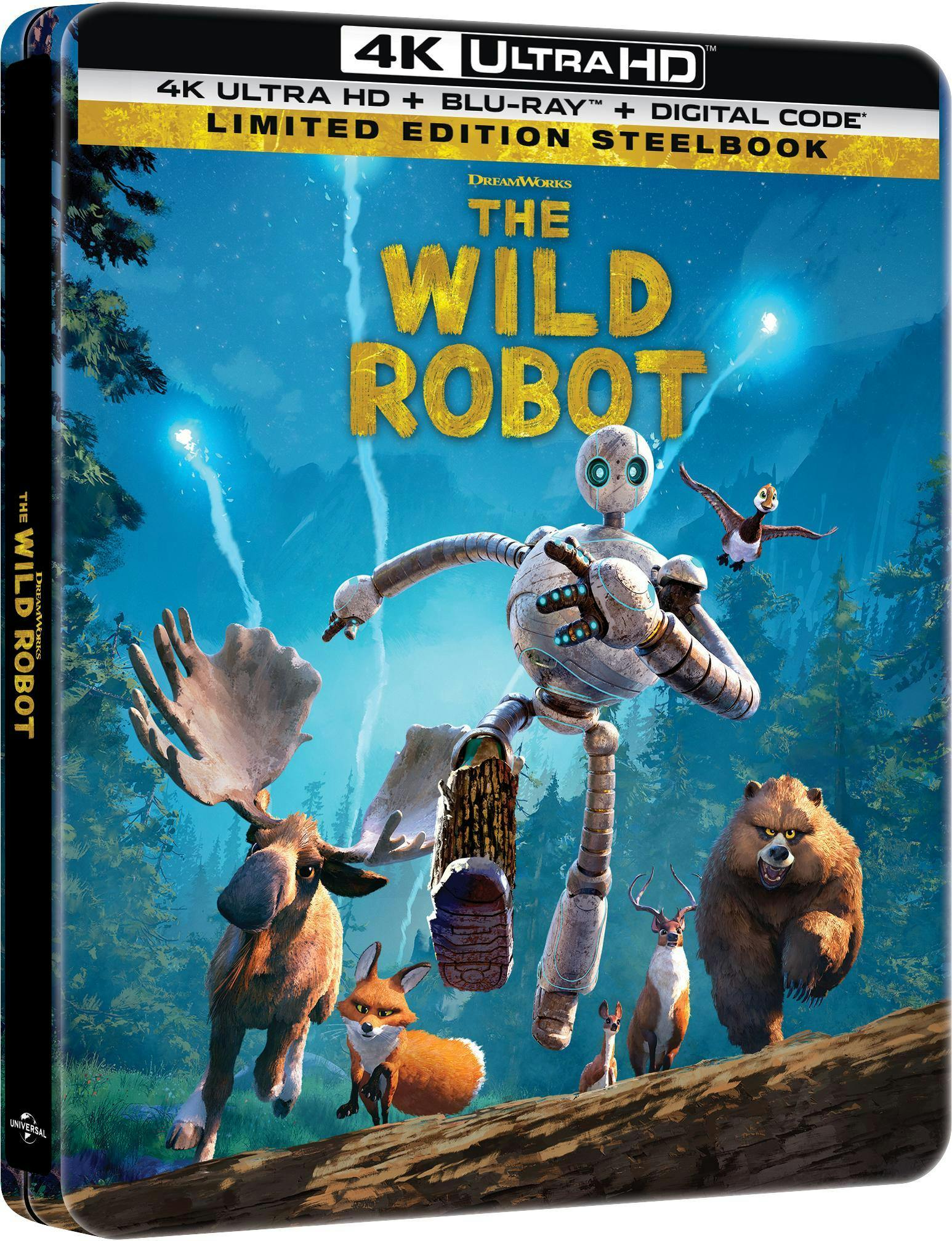 The Wild Robot (Limited Edition Steelbook 4K Ultra HD + Blu-ray + Digital) [UHD] - Image 2