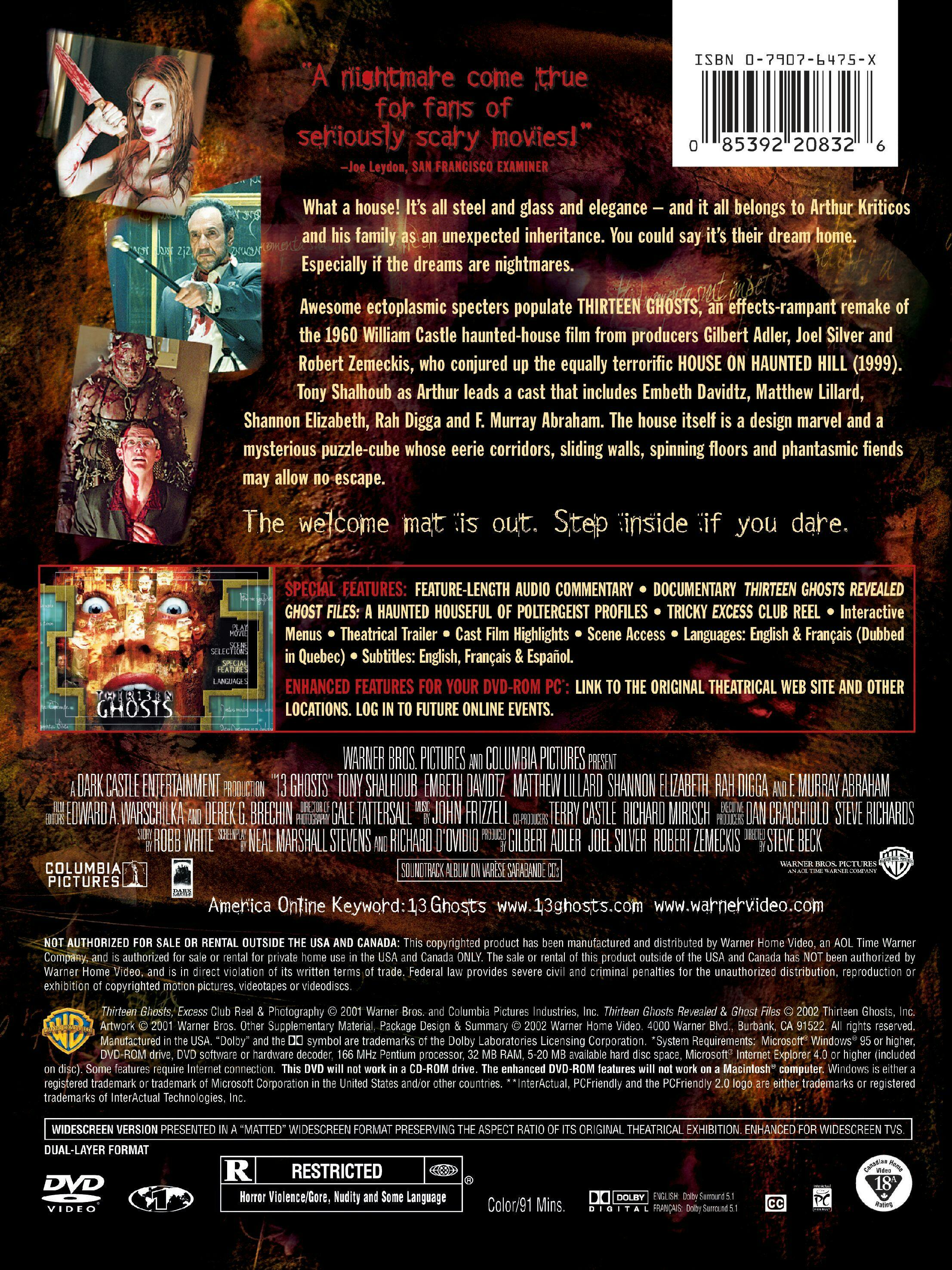 Thirteen Ghosts [DVD] - Image 2