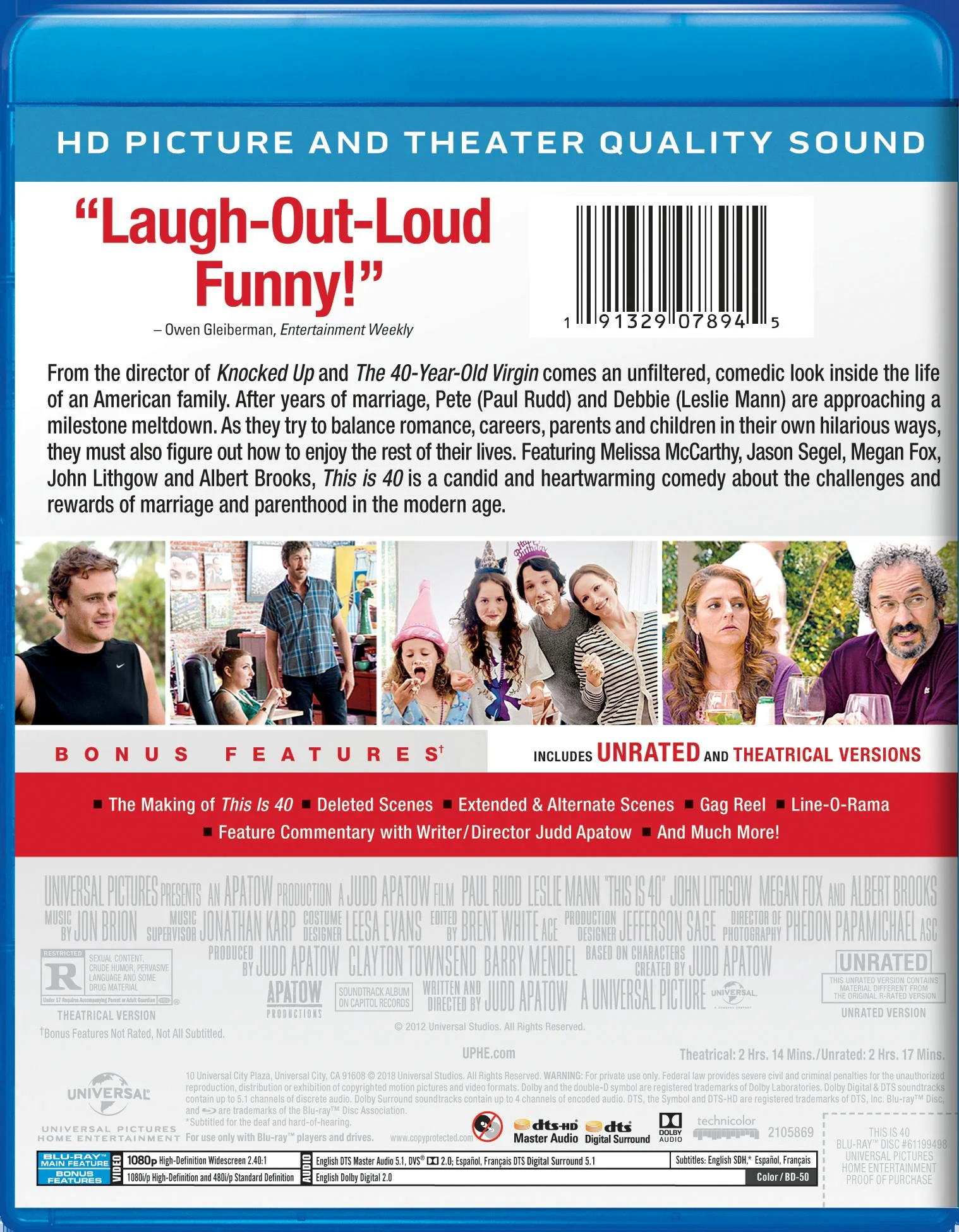 This Is 40 (Blu-ray Unrated) [Blu-ray] - Image 2