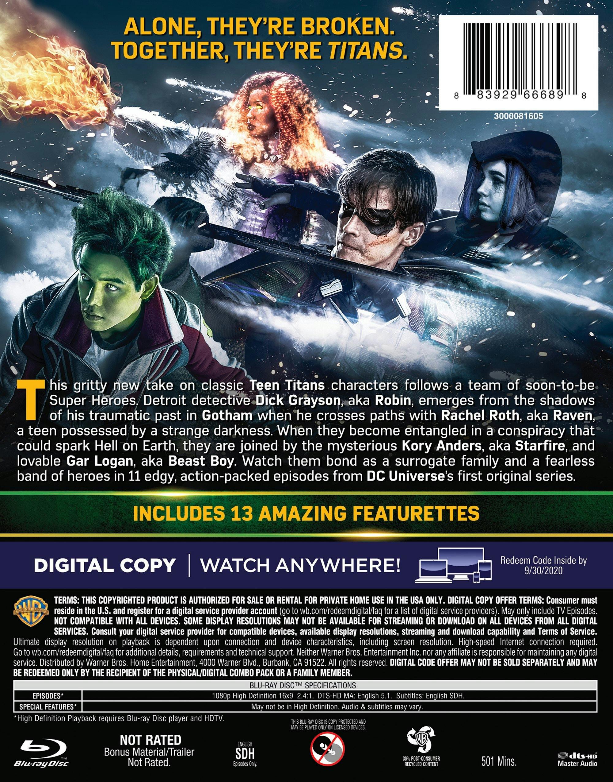 Titans: The Complete First Season [Blu-ray] - Image 2