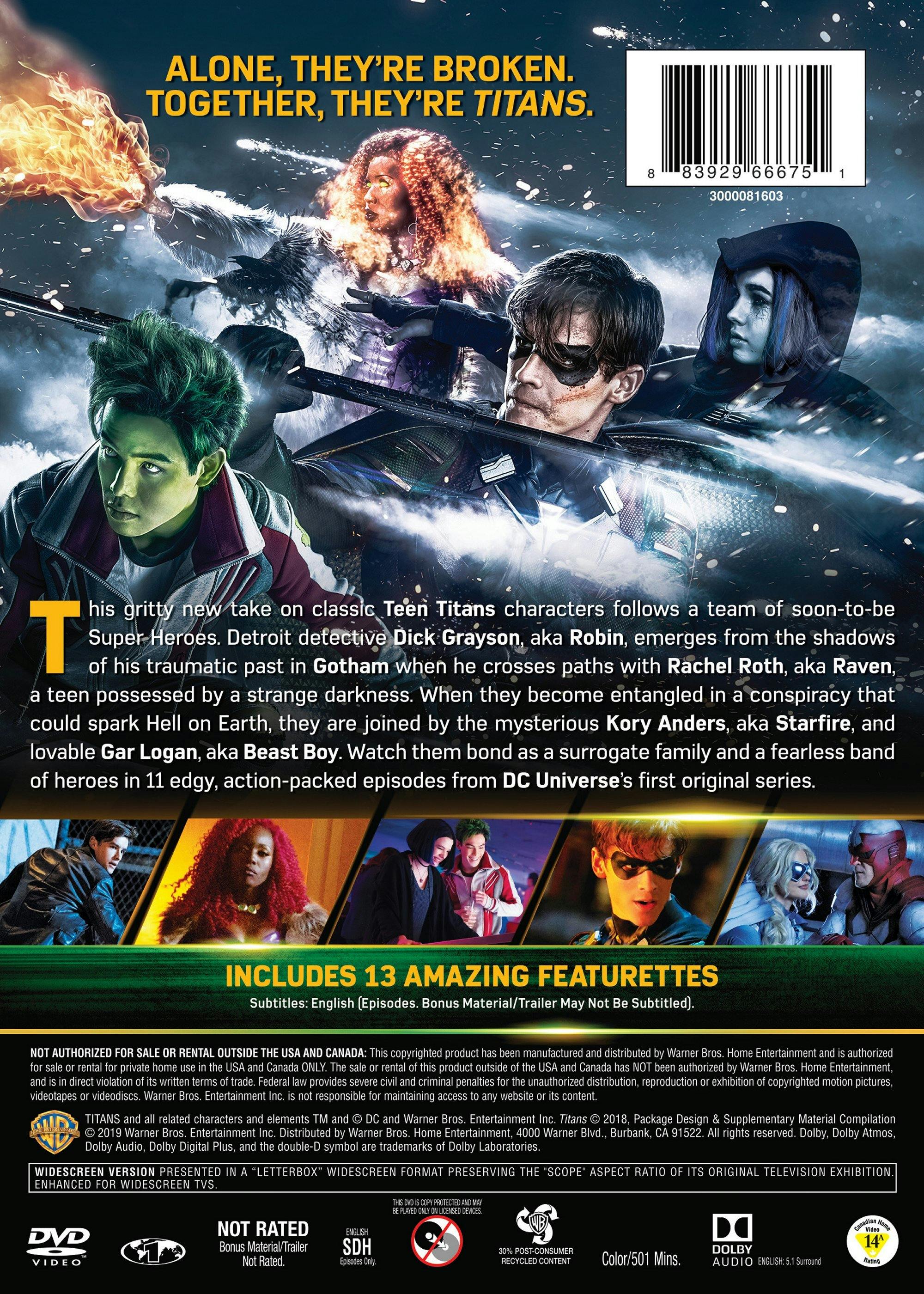 Titans: The Complete First Season (Box Set) [DVD] - Image 2