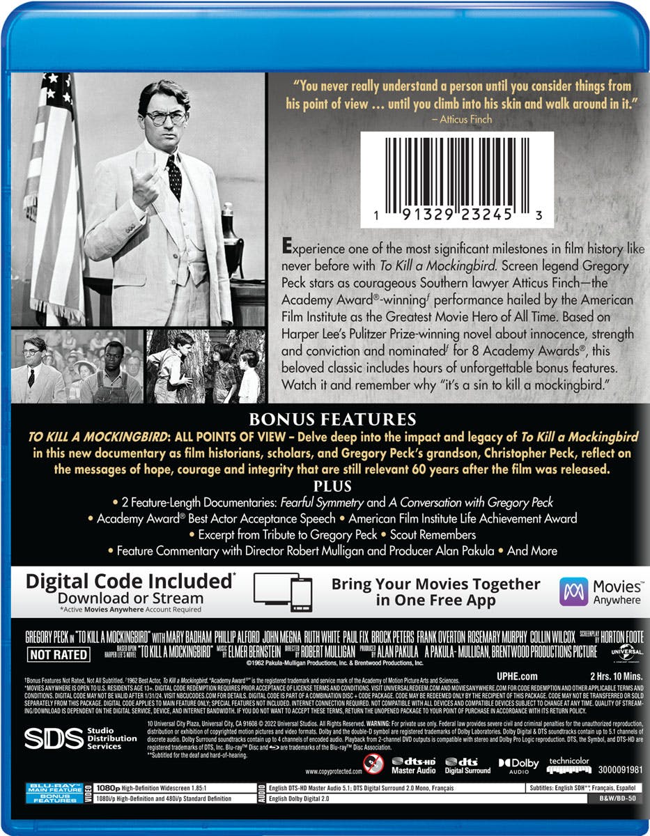 To Kill a Mockingbird (60th Anniversary Edition) [Blu-ray] - Image 3