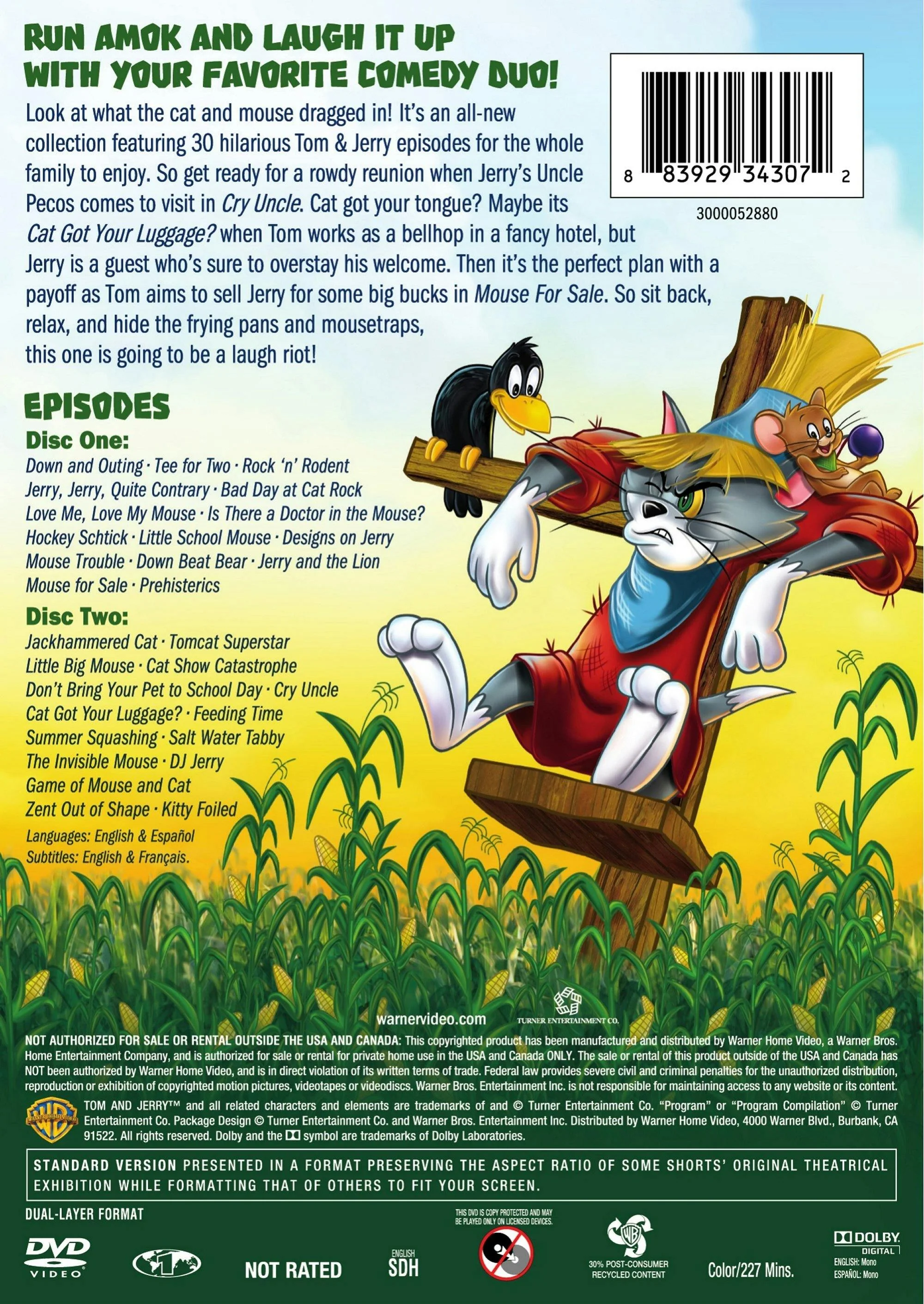 Tom and Jerry: Mouse Trouble [DVD] - Image 2