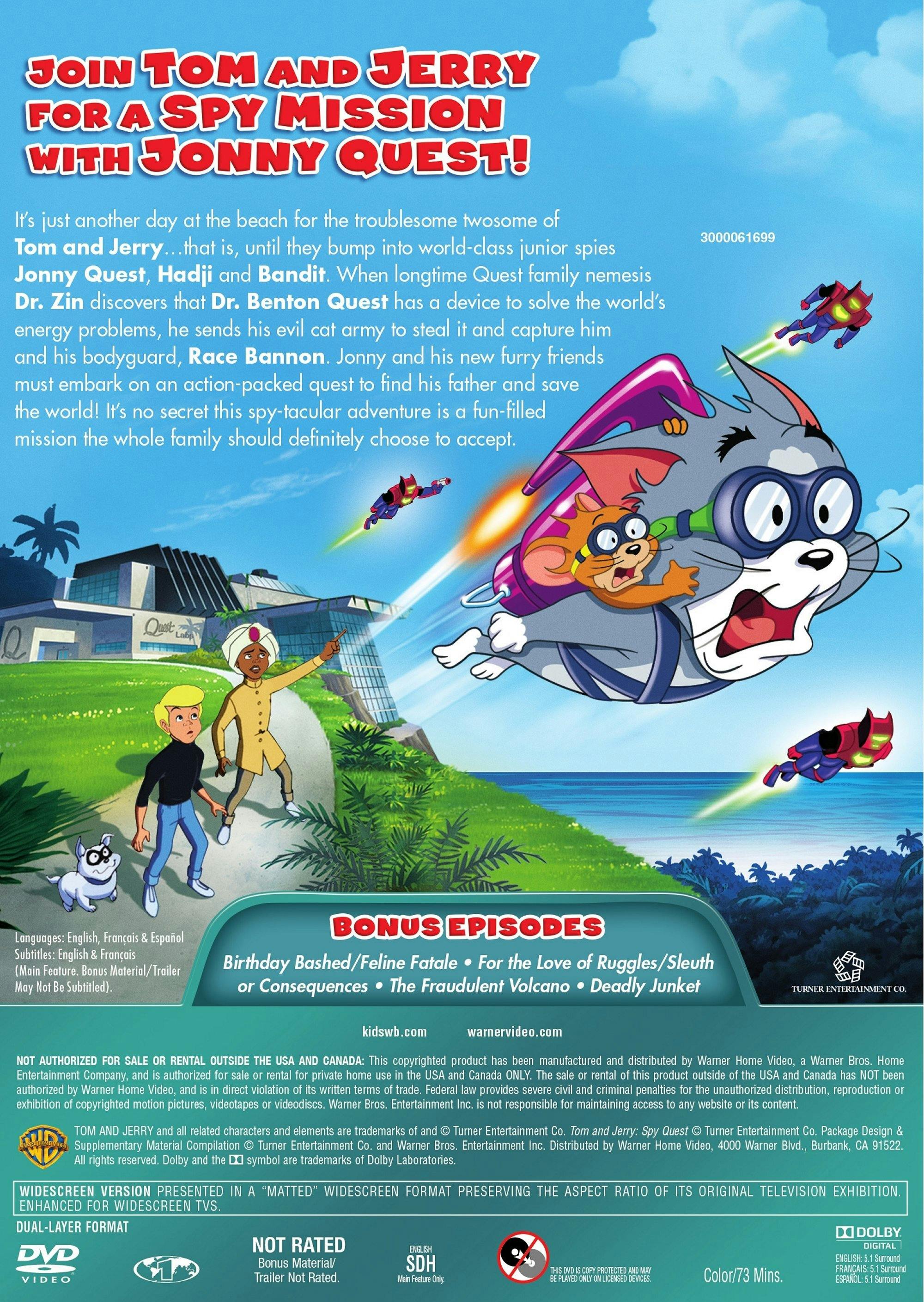 Tom and Jerry: Spy Quest [DVD] - Image 2