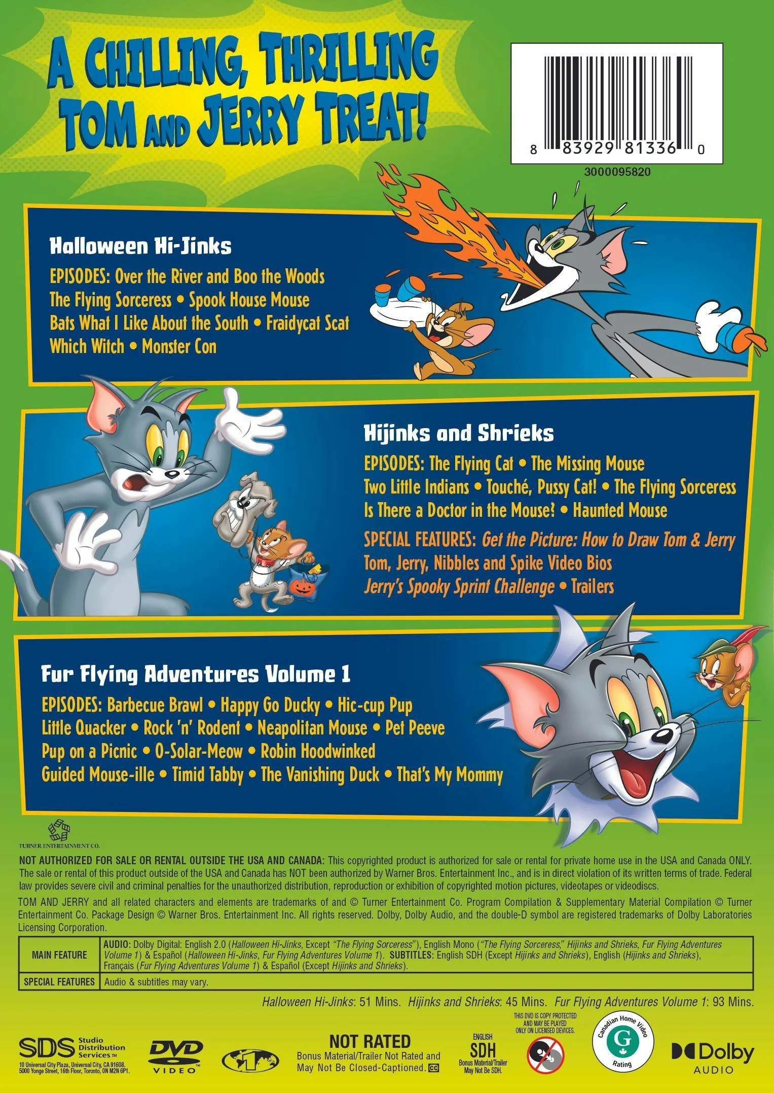 Tom & Jerry 3-Pack (Box Set) [DVD] - Image 3
