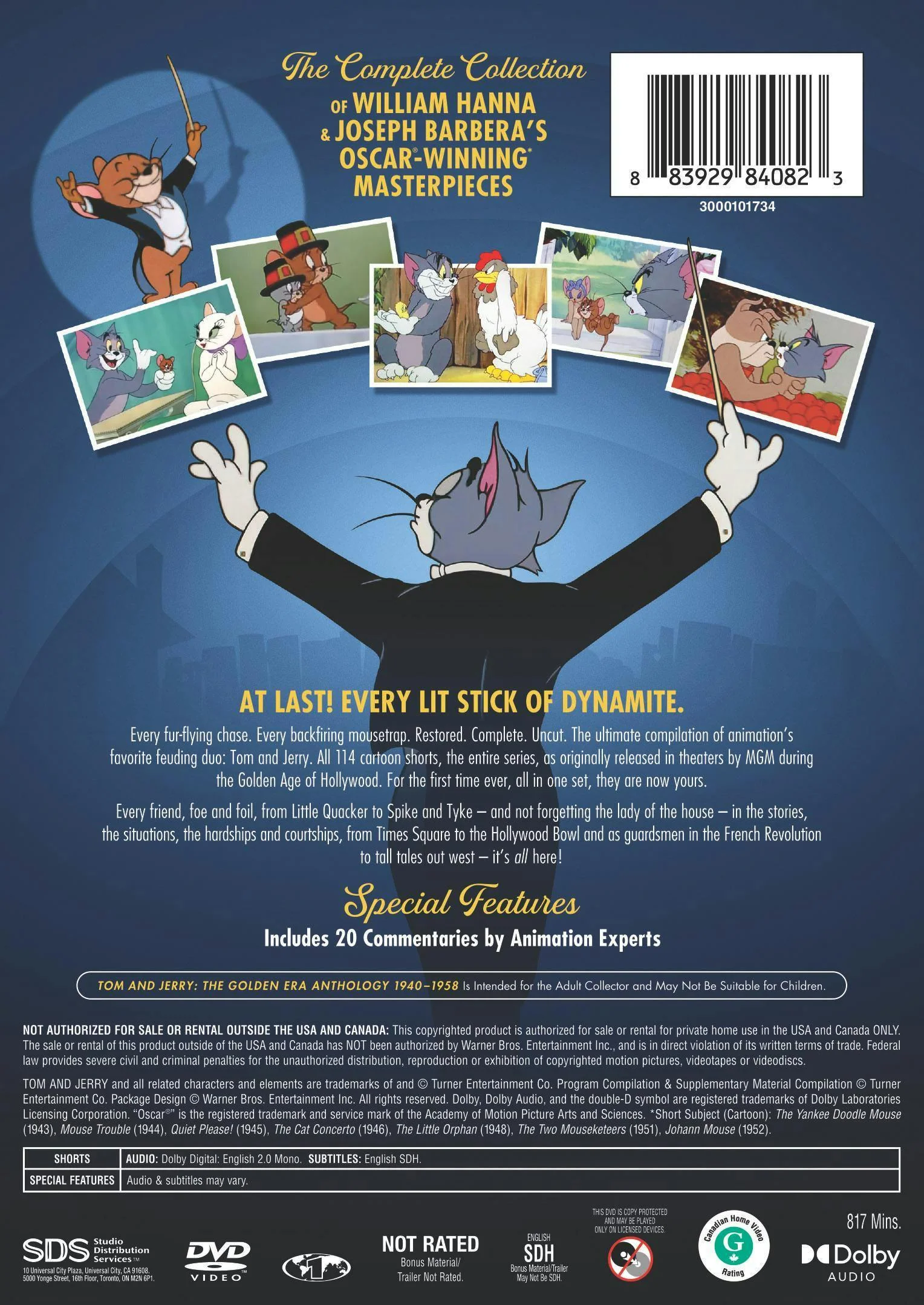Tom & Jerry: The Golden Era Anthology [DVD] - Image 3