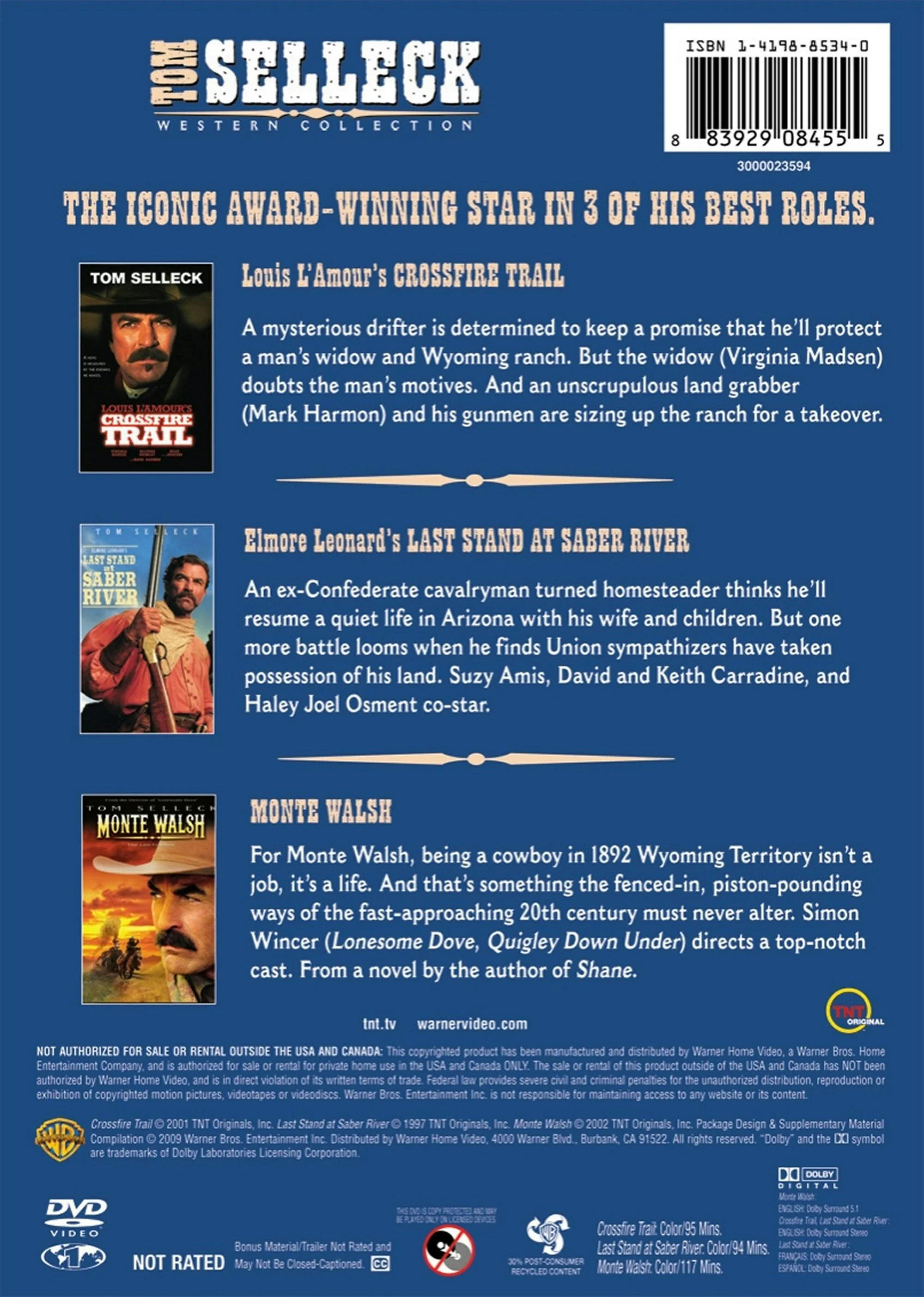 Tom Selleck Westerns Collection (Box Set) [DVD] - Image 2