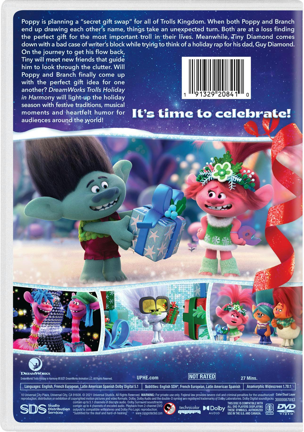 Trolls: Holiday in Harmony [DVD] - Image 3