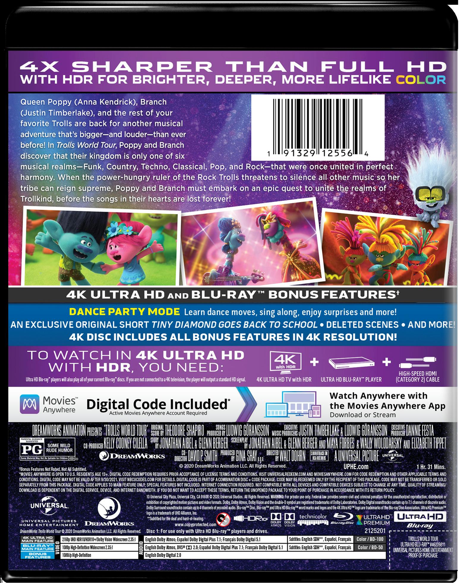 Trolls World Tour (Dance Party Edition 4K Ultra HD) [UHD] - Image 2