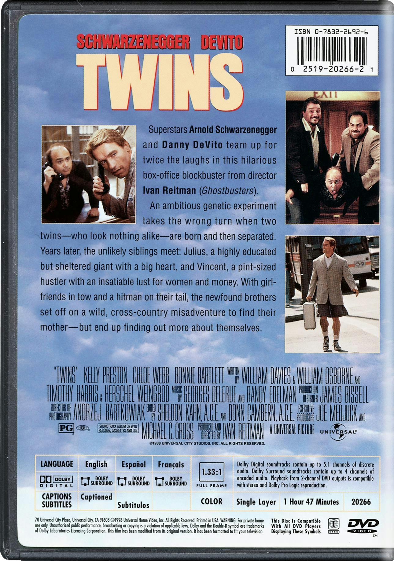 Twins (DVD Full Screen) [DVD] - Image 3