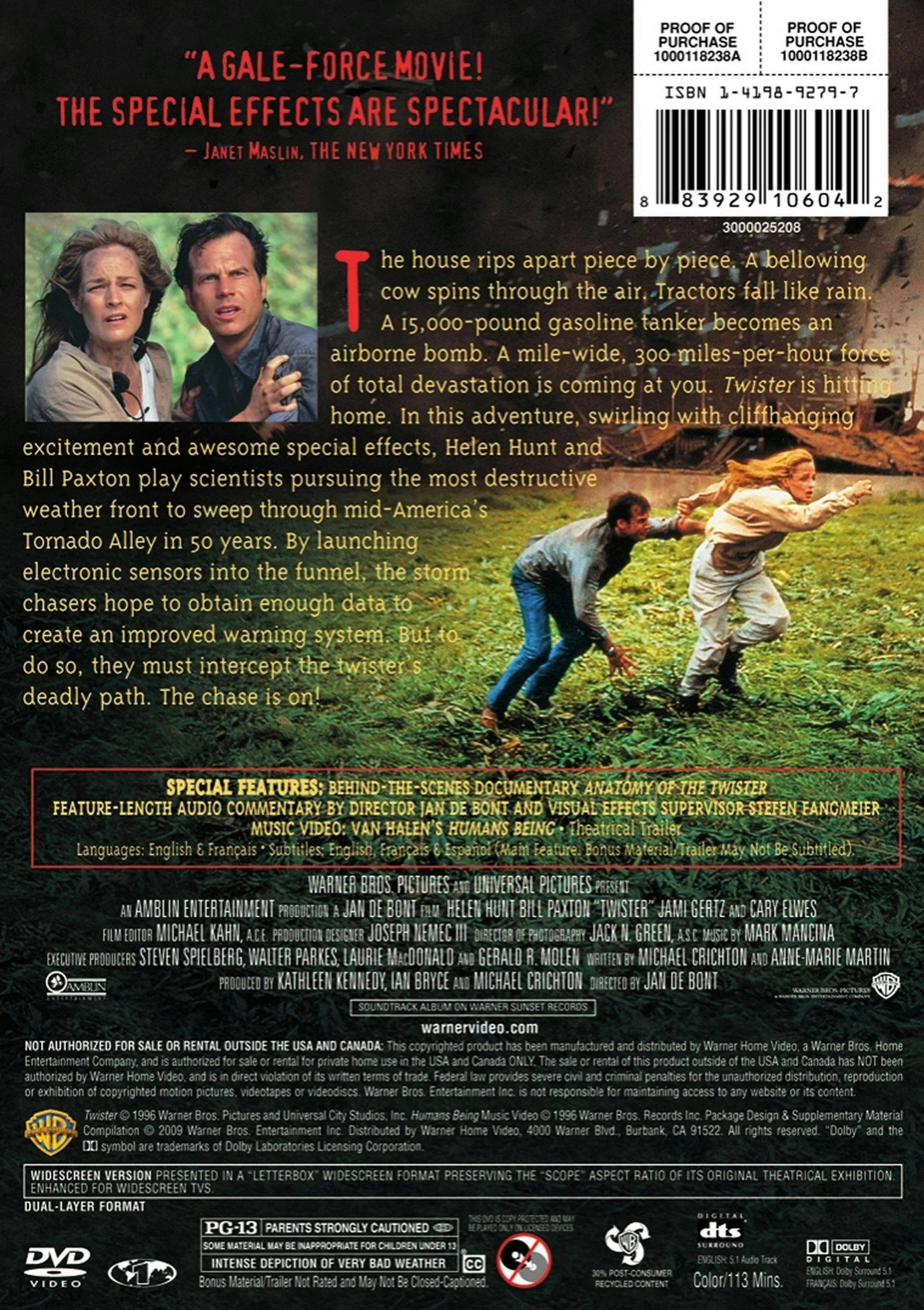 Twister (DVD New Packaging) [DVD] - Image 2