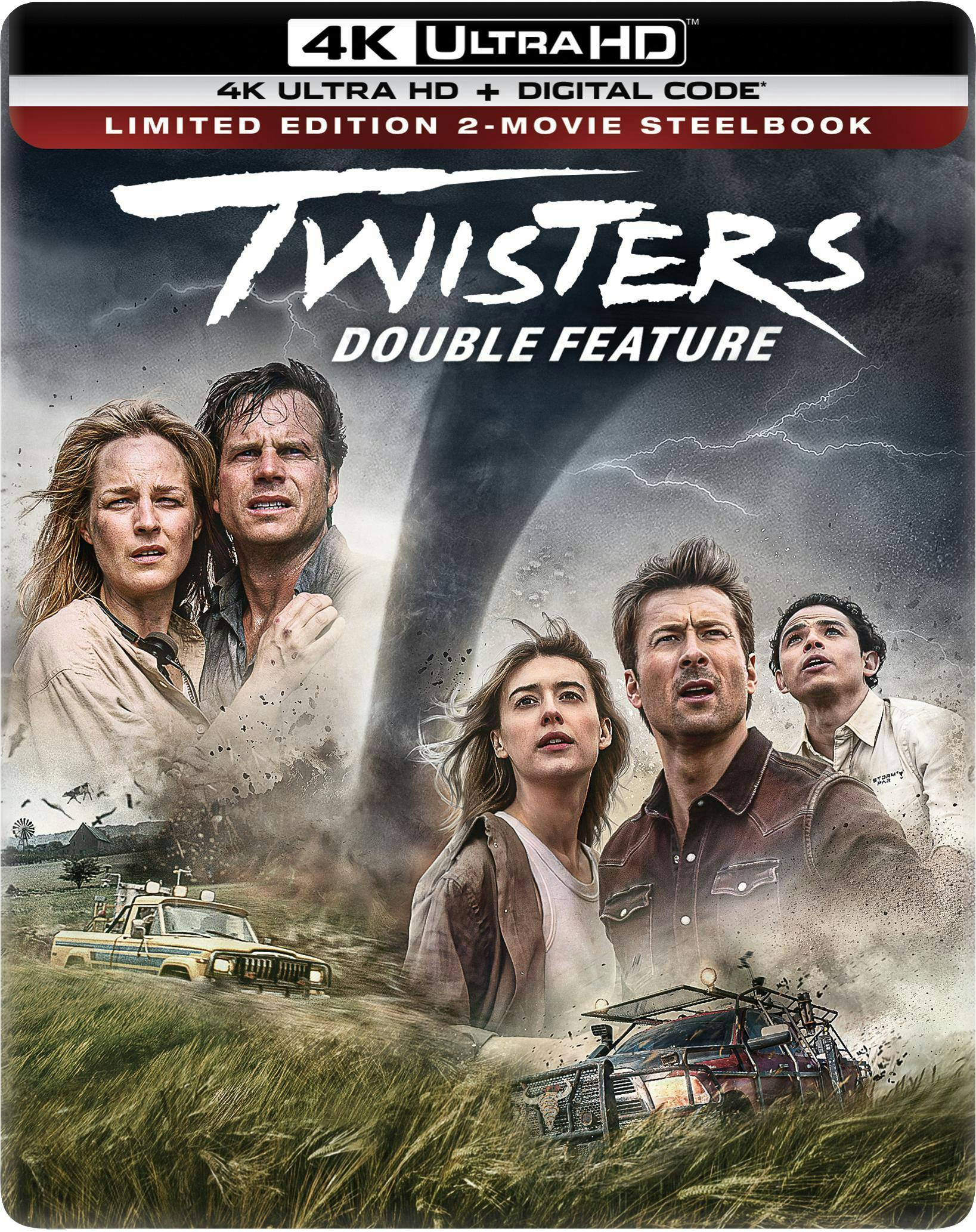 Twisters Double Feature (Limited Edition 4K Ultra HD Steelbook + Digital) [UHD]