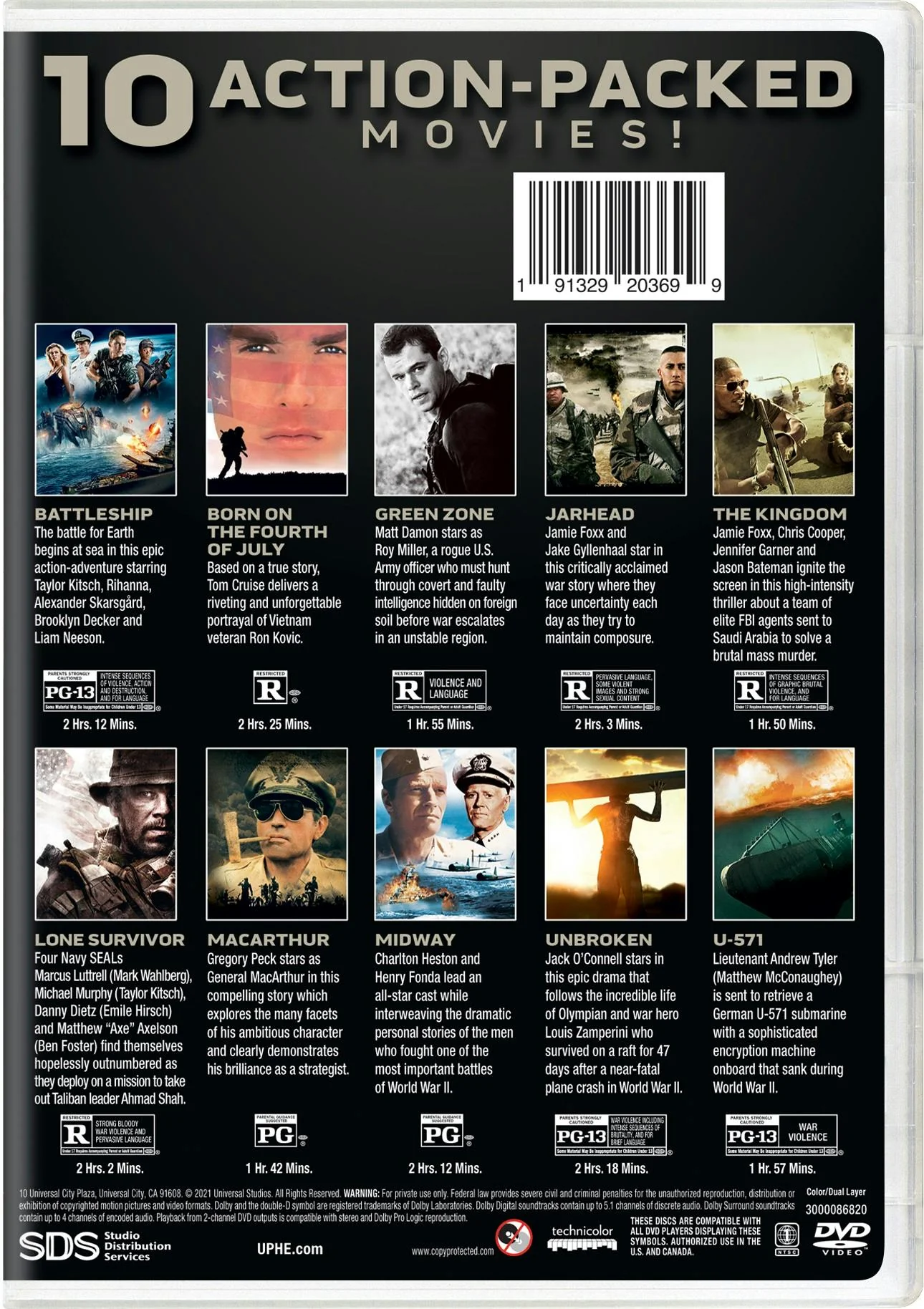Ultimate 10-movie War Collection (Box Set) [DVD] - Image 2
