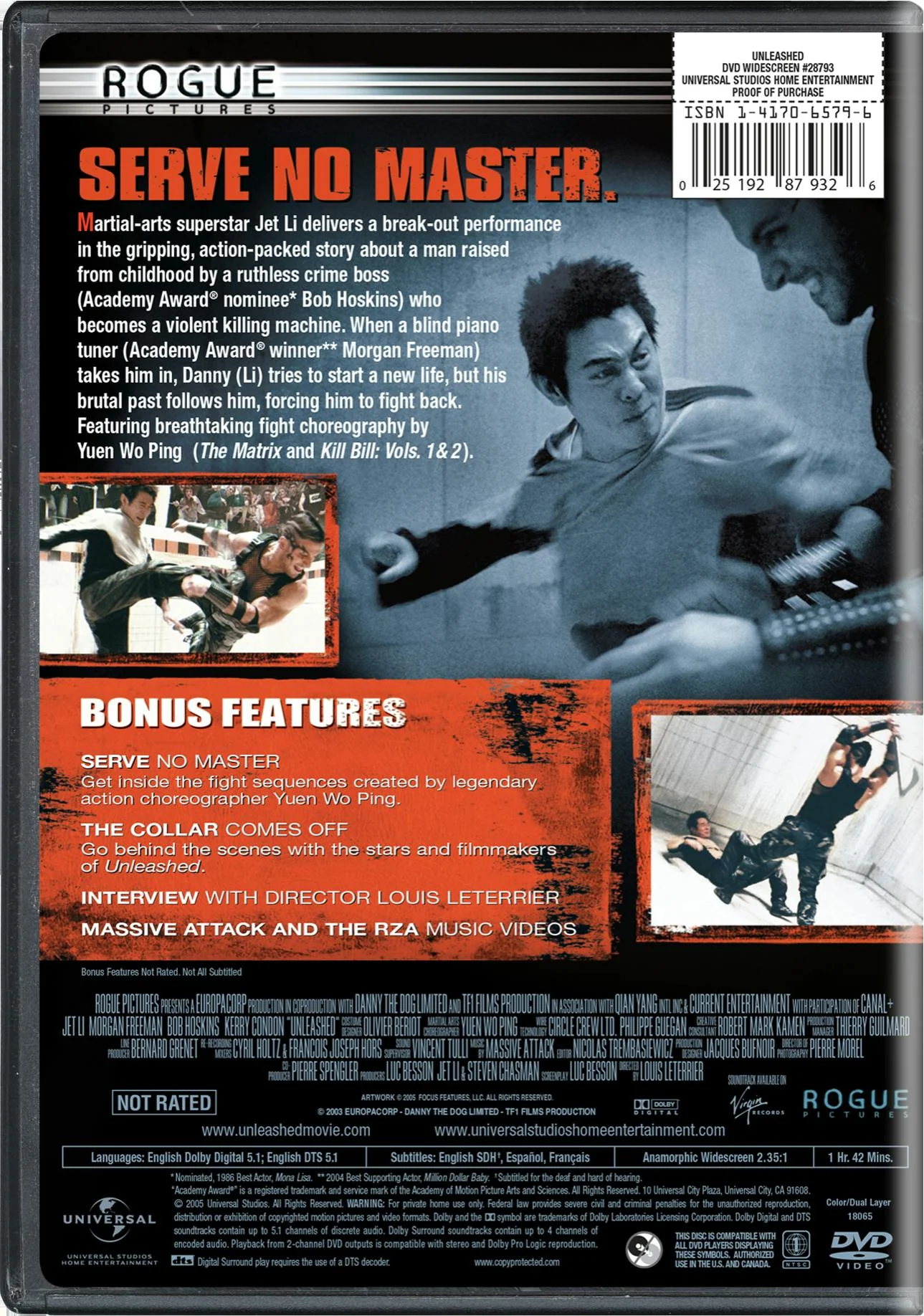 Unleashed (DVD Unrated) [DVD] - Image 2