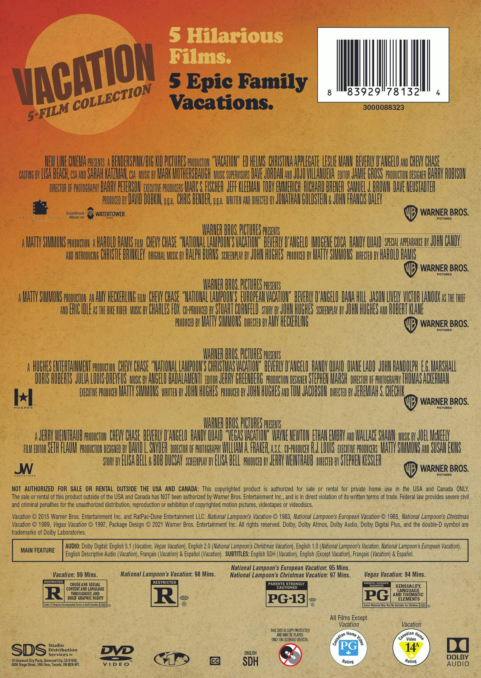 Vacation 5-film Collection (Box Set) [DVD] - Image 2